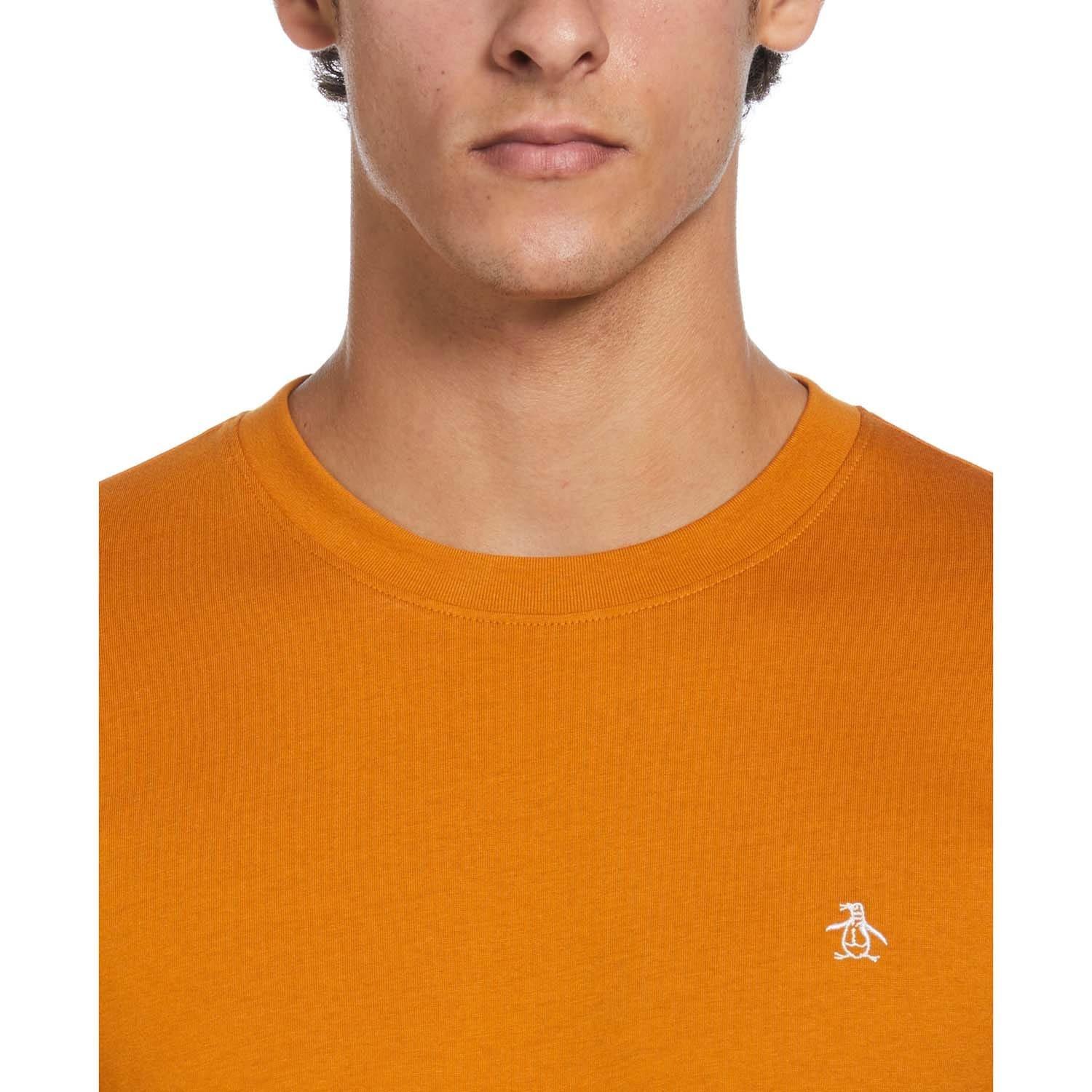 Brown - Original Penguin - Embroidered Logo Pete T-Shirt - 3