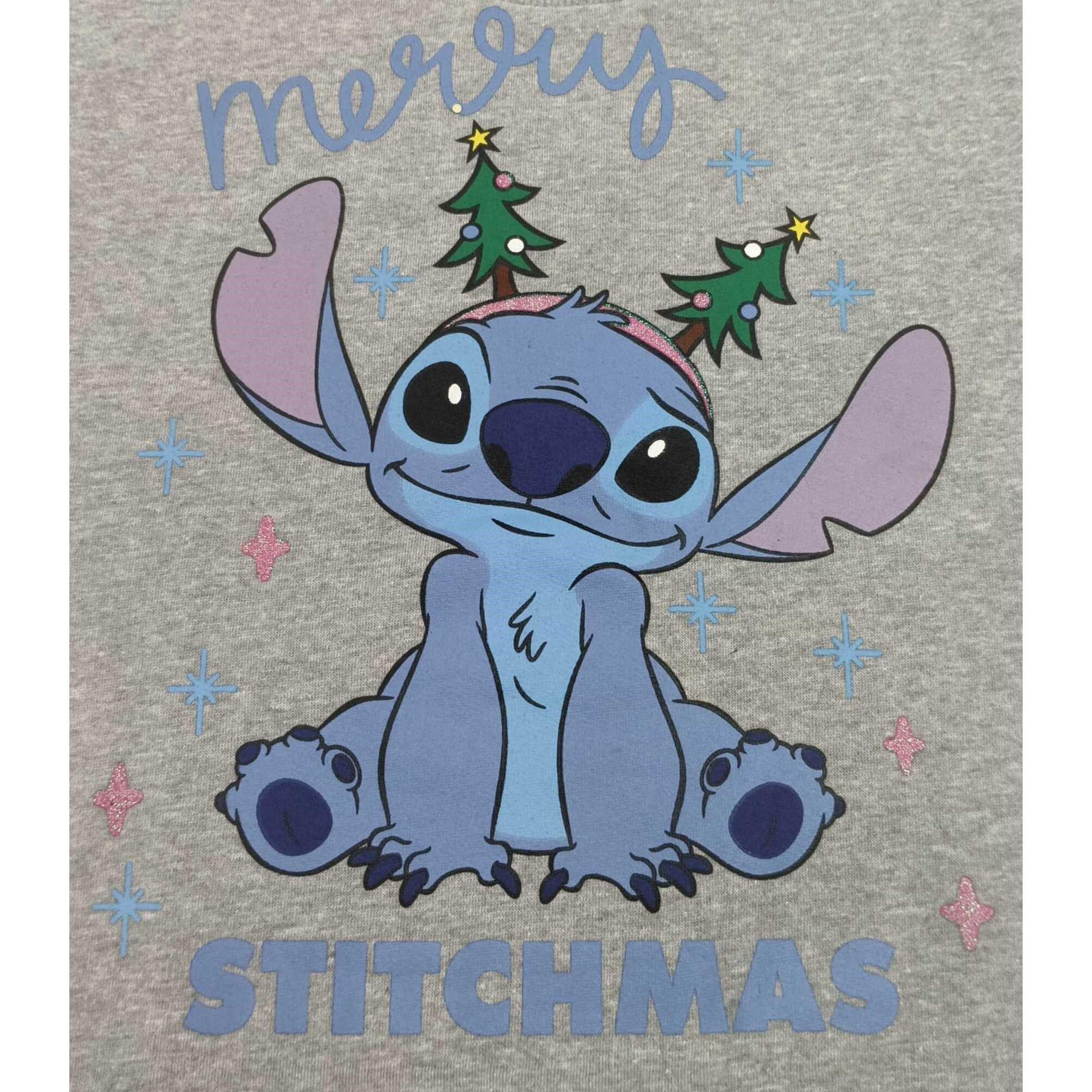 Stitch - Character - Kids' Graphic Long Sleeve Christmas Jumpers - 3