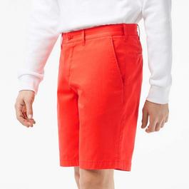 Lacoste Slim Fit Stretch Cotton Bermuda Shorts