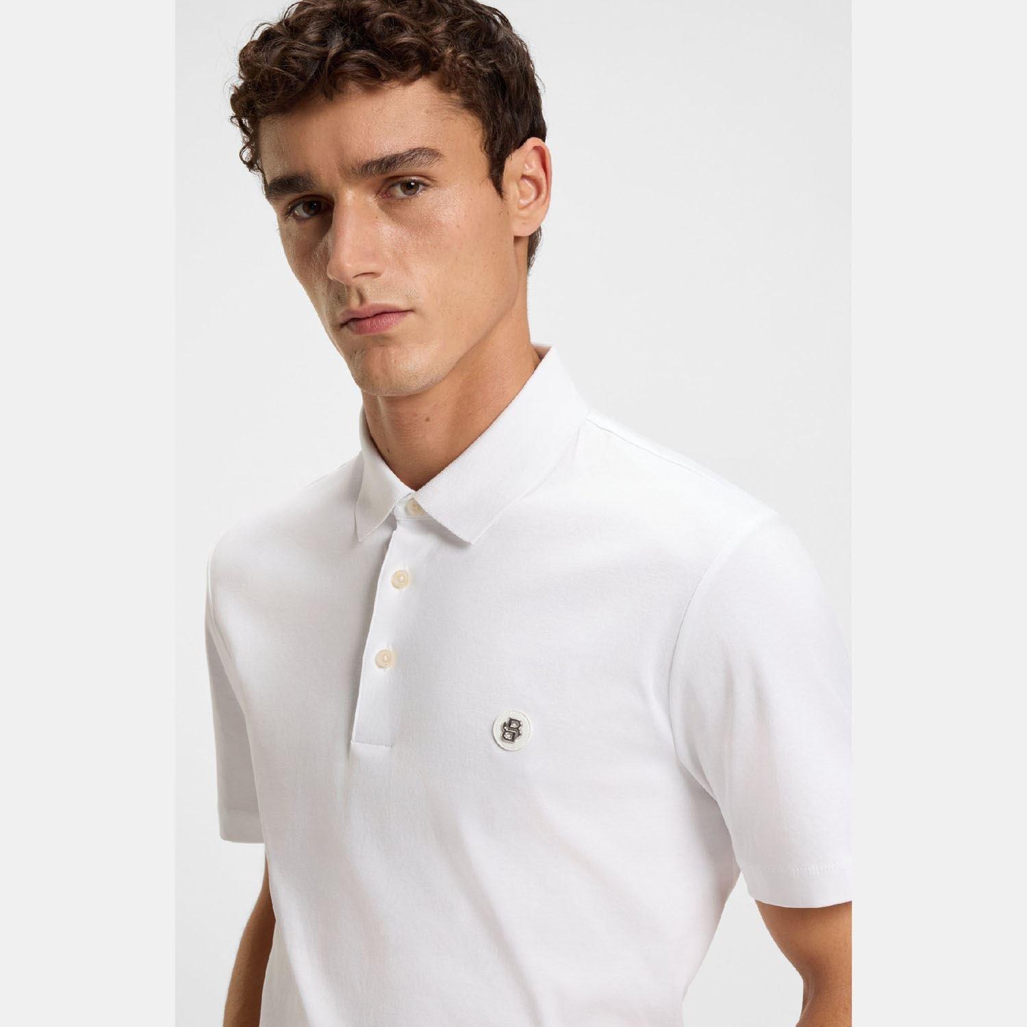 Natural - Boss - C-Parris Double Monogram Polo Shirt - 3