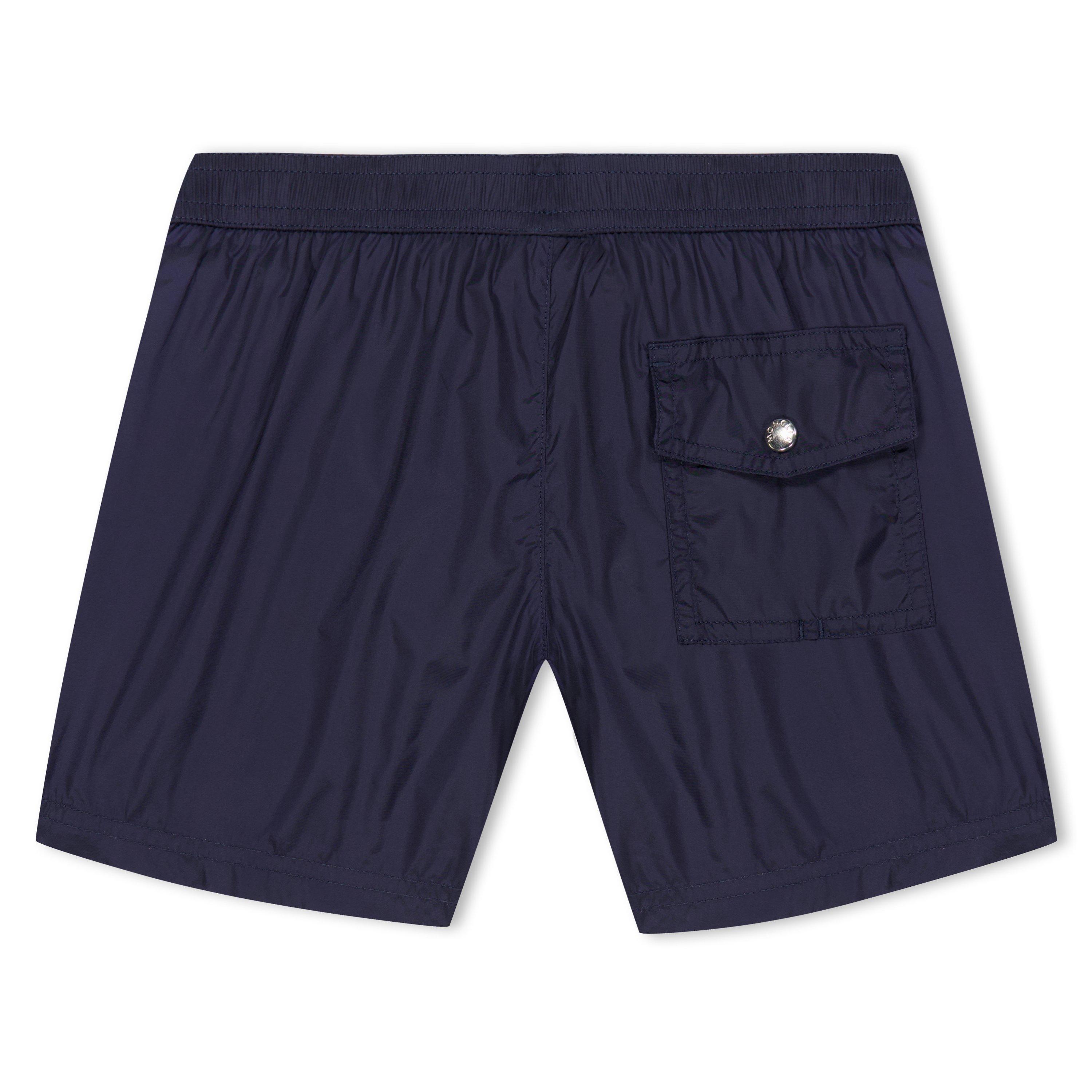 Navy 742 - Moncler - Logo Swim Shorts Juniors - 2