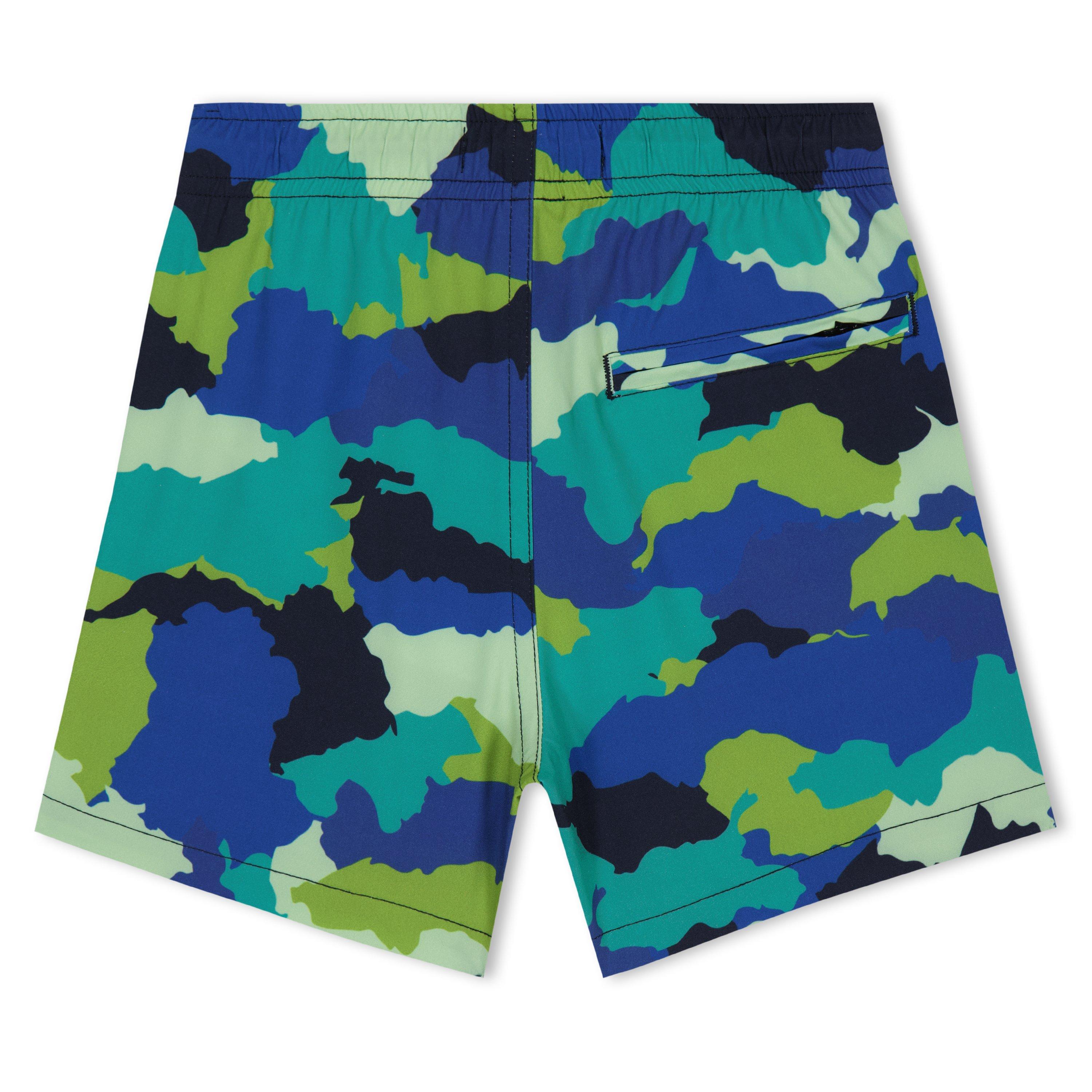 Green - Moda Bandidos - Kids' Camo Swim Shorts - 2