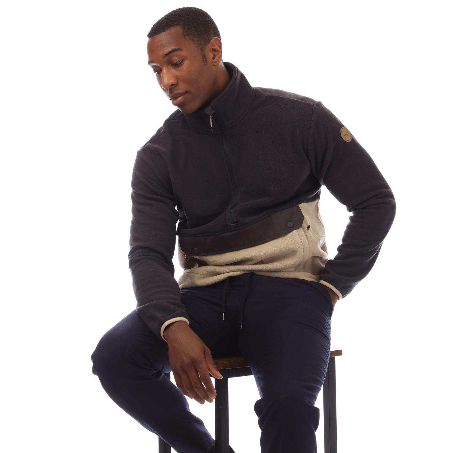 Grey - Icepeak - Matthews quarter Zip Fleece Mens - 4