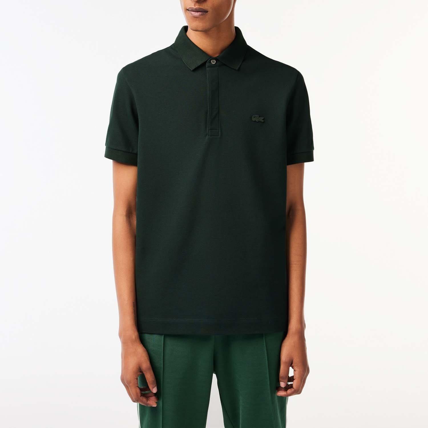 Green - Lacoste - Regular Fit Paris Stretch Piqu¿ Polo Shirt - 1