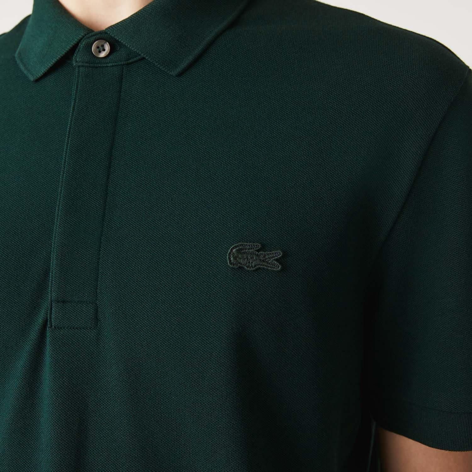 Green - Lacoste - Regular Fit Paris Stretch Piqu¿ Polo Shirt - 6