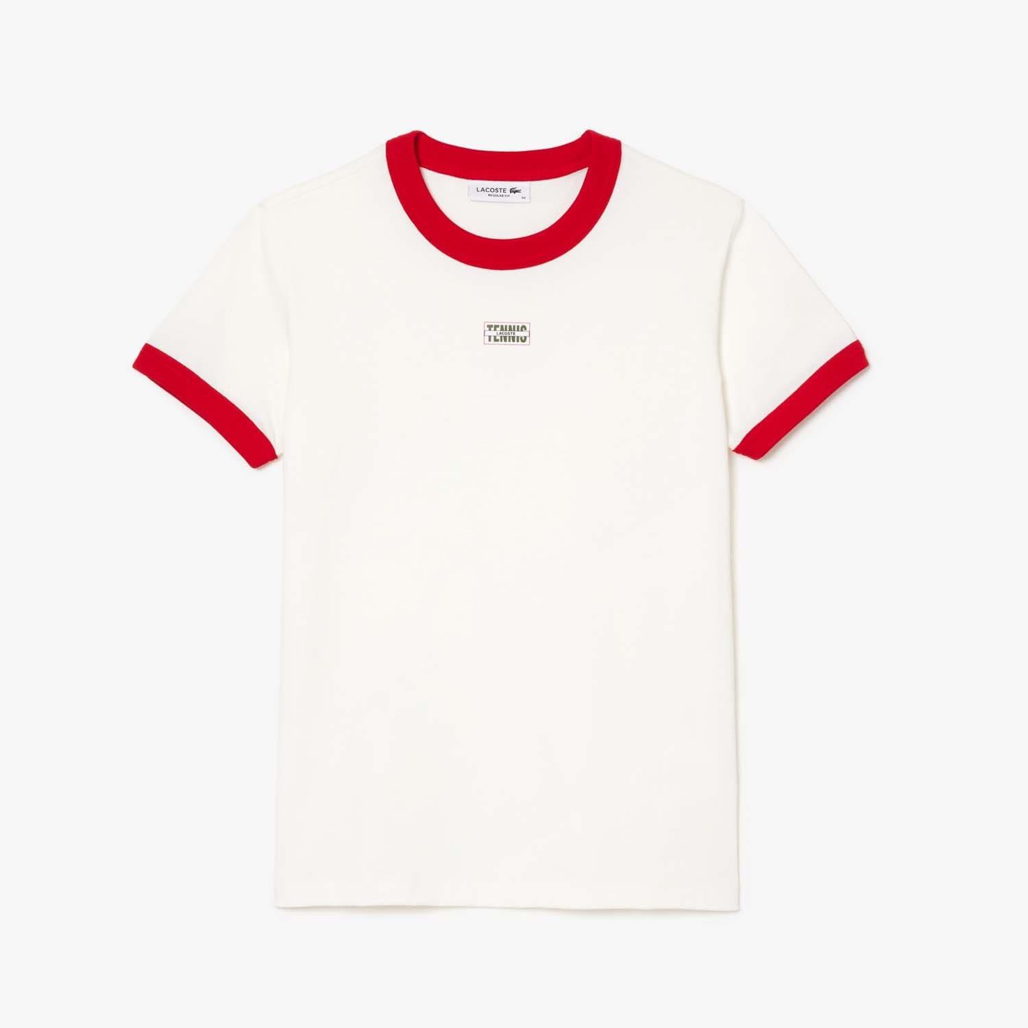 Multi Colour - Lacoste - Slim Fit Cotton Tennis T-Shirt - 2