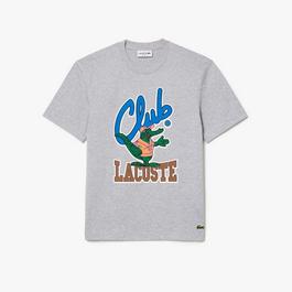 Lacoste Relaxed Fit Signature Print T-Shirt