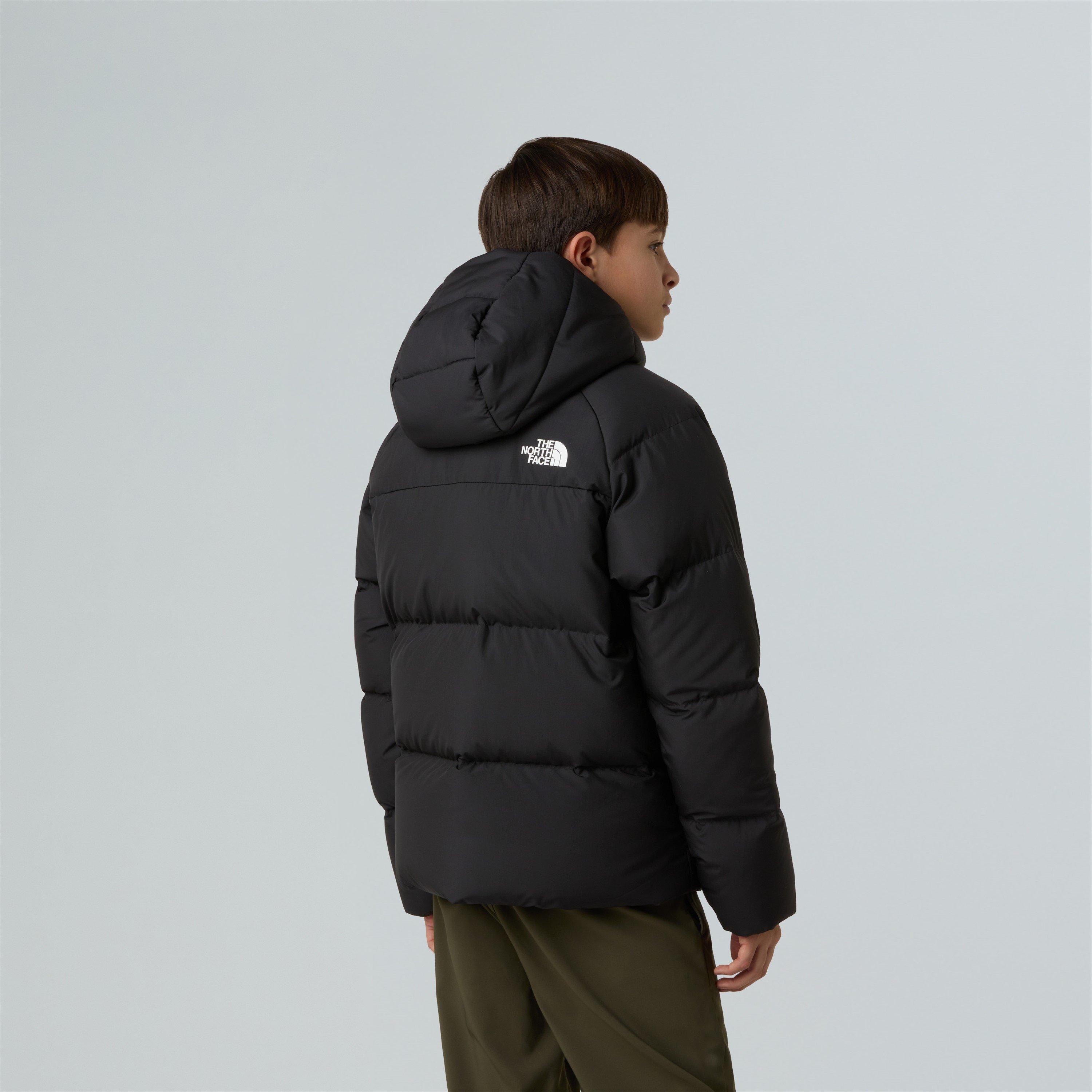 TNF Black JK3 - The North Face - Unisex Kids'  Down Hooded Water-Repellent Short Puffer Jacket - 4
