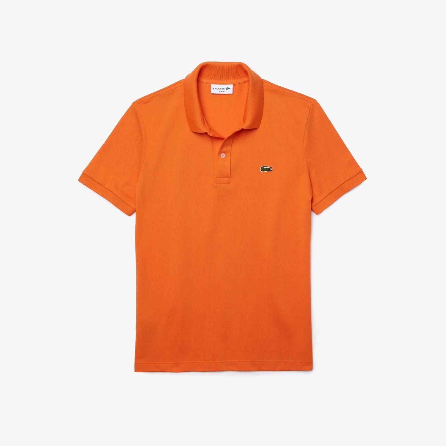 Orange - Lacoste - Slim Fit L.12.12 Piqu¿ Polo Shirt - 3