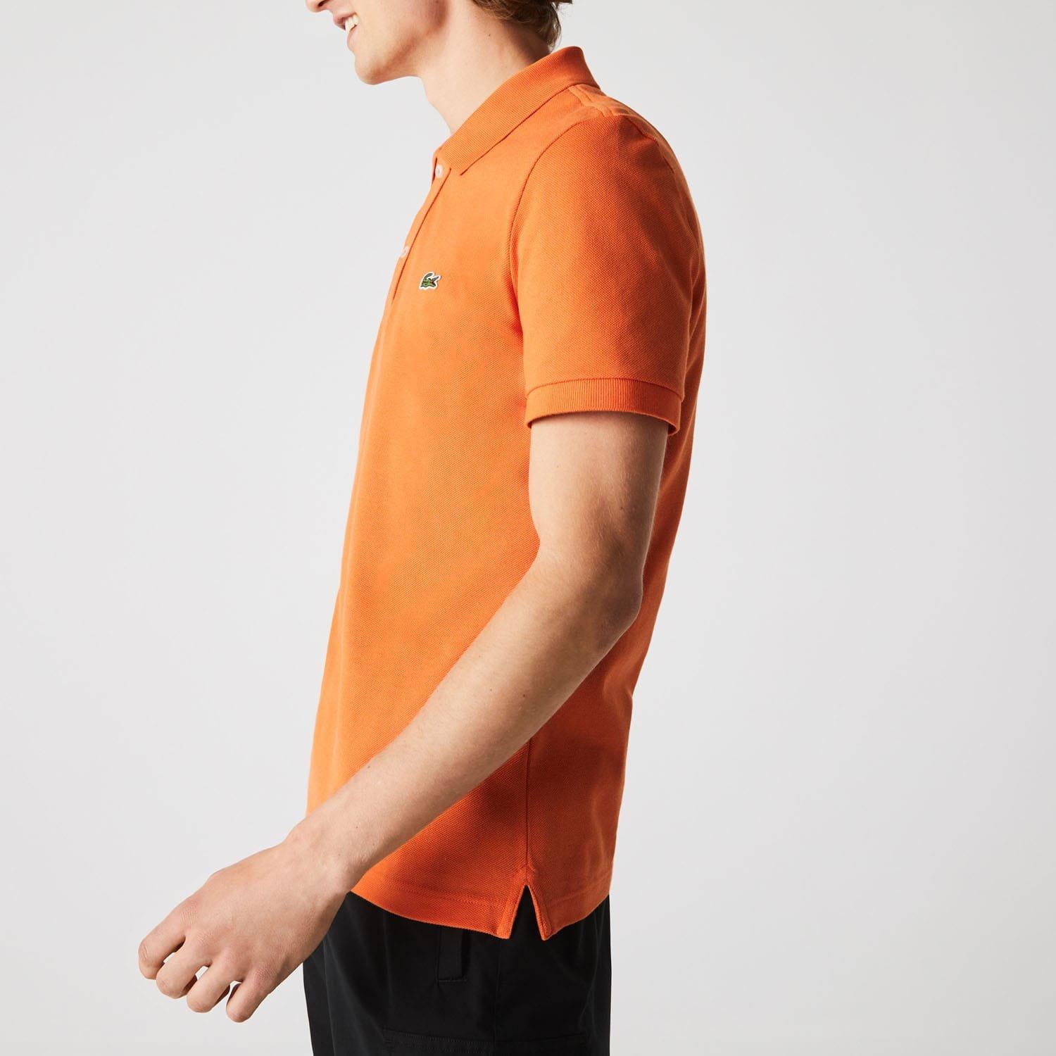Orange - Lacoste - Slim Fit L.12.12 Piqu¿ Polo Shirt - 4