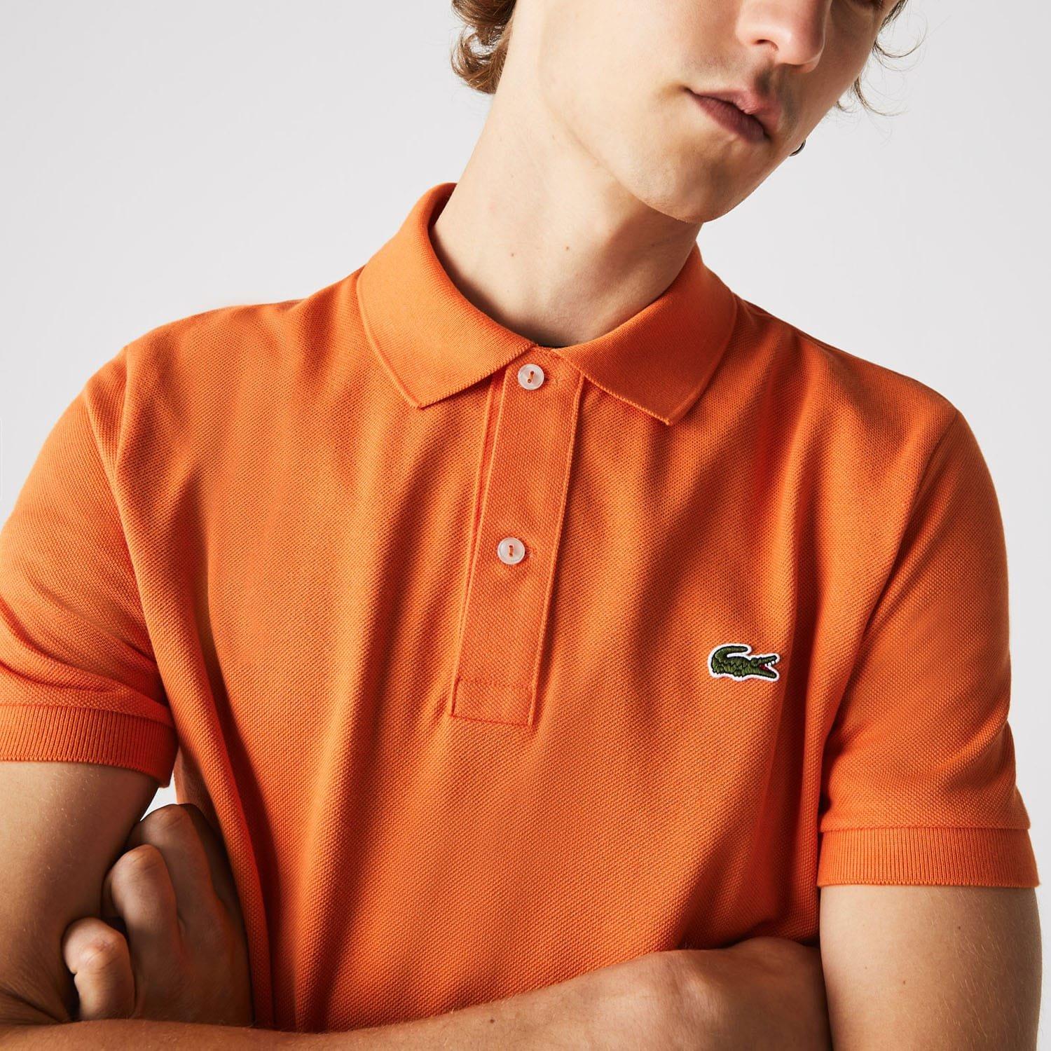 Orange - Lacoste - Slim Fit L.12.12 Piqu¿ Polo Shirt - 5