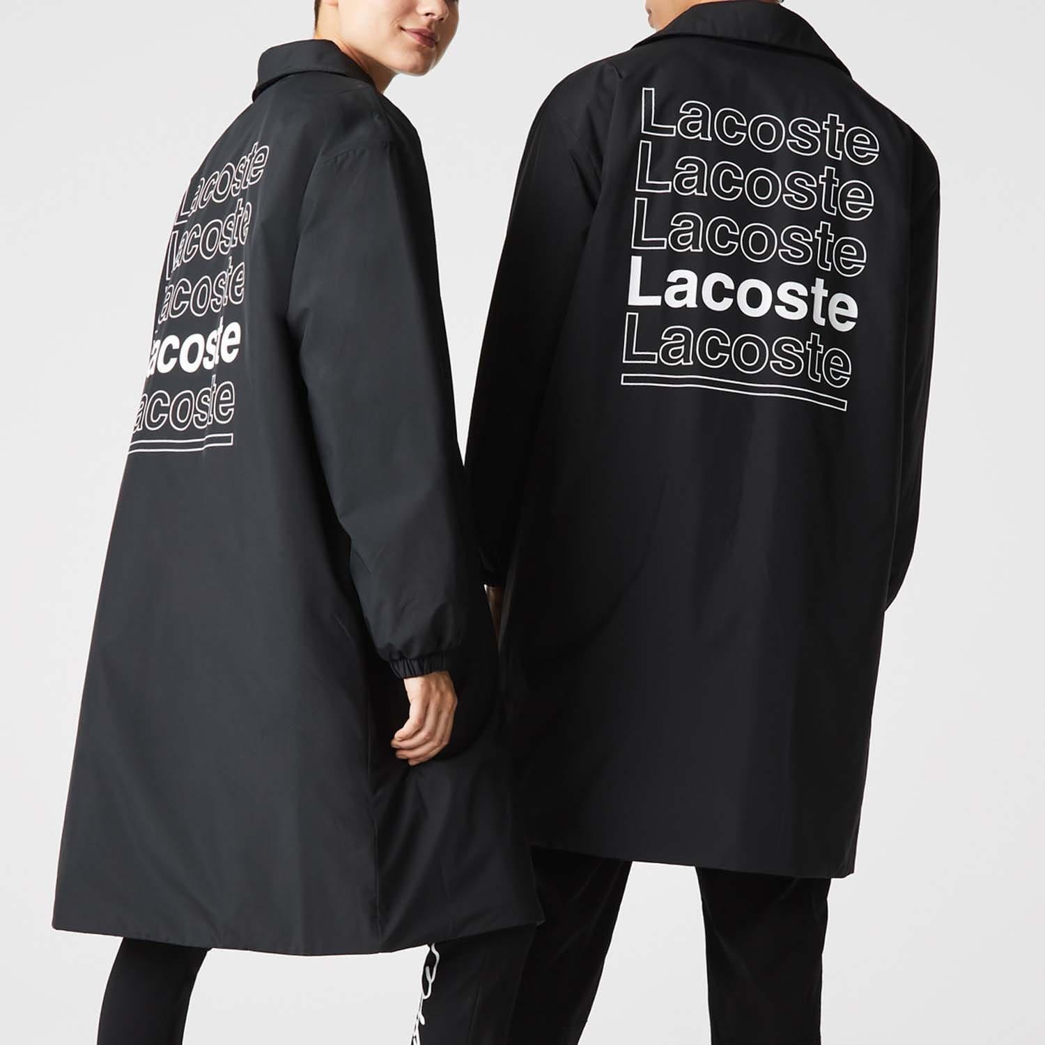 Black - Lacoste - Water-Resistant Parka Jacket - 2