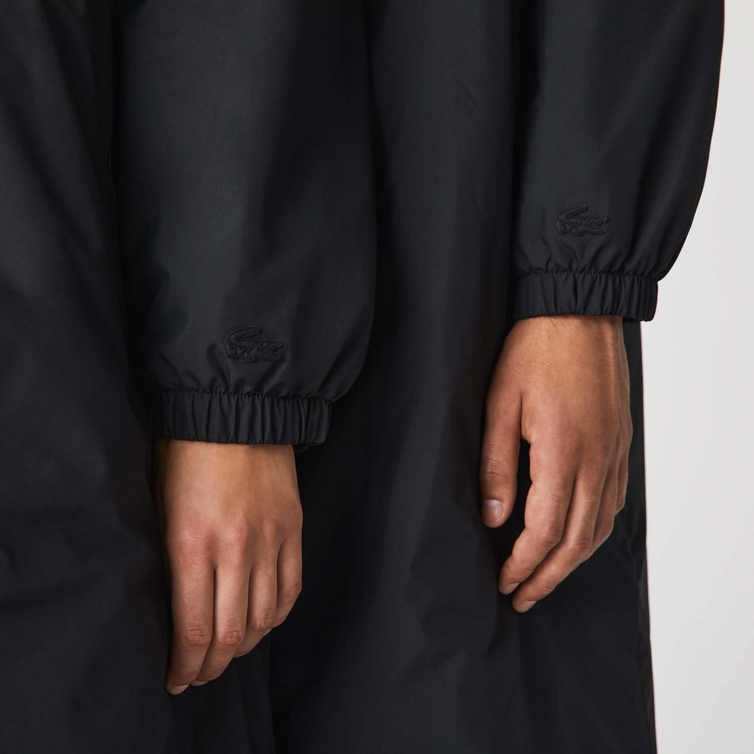 Black - Lacoste - Water-Resistant Parka Jacket - 5