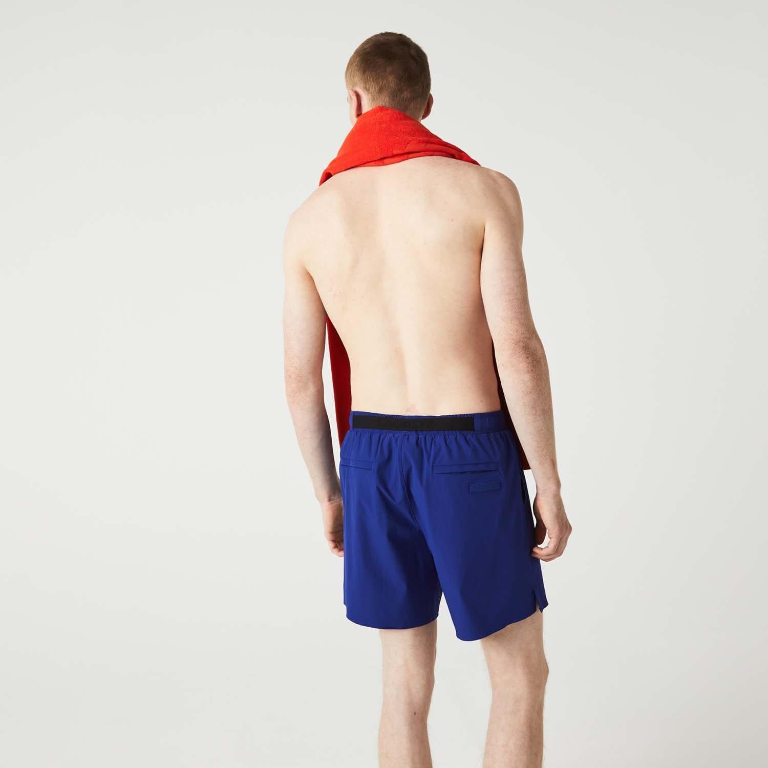 Blue - Lacoste - Light Swimming Trunks - 2