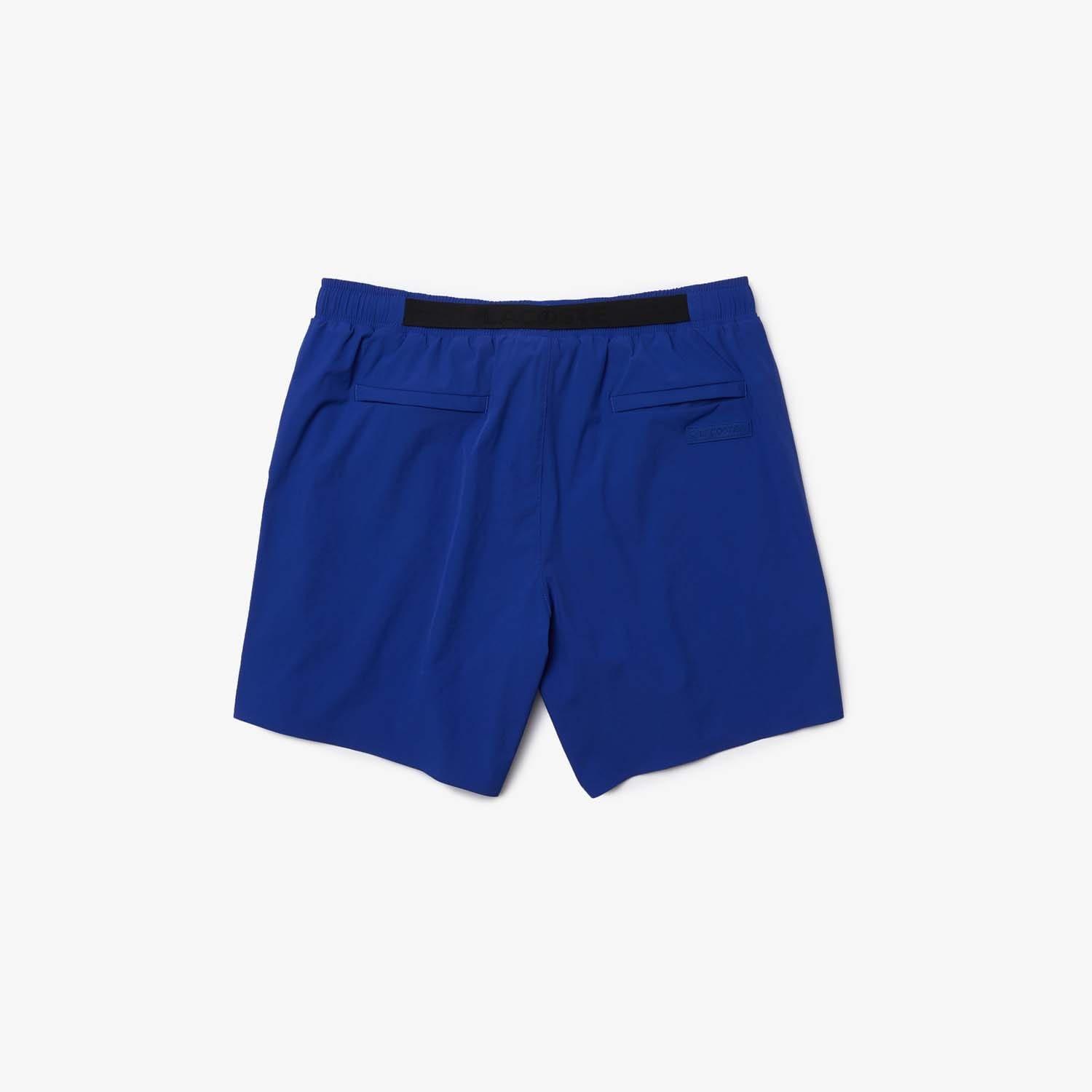 Blue - Lacoste - Light Swimming Trunks - 4