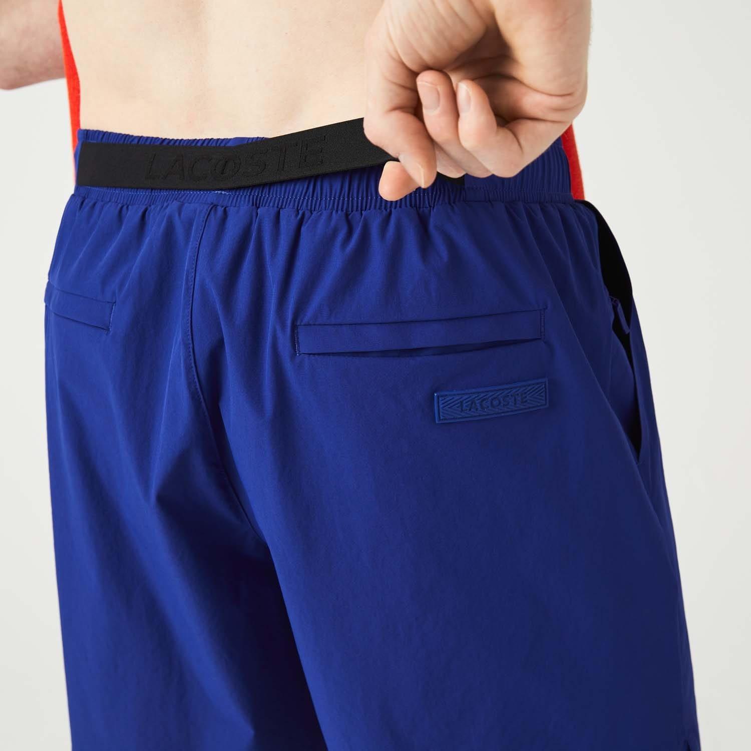 Blue - Lacoste - Light Swimming Trunks - 5