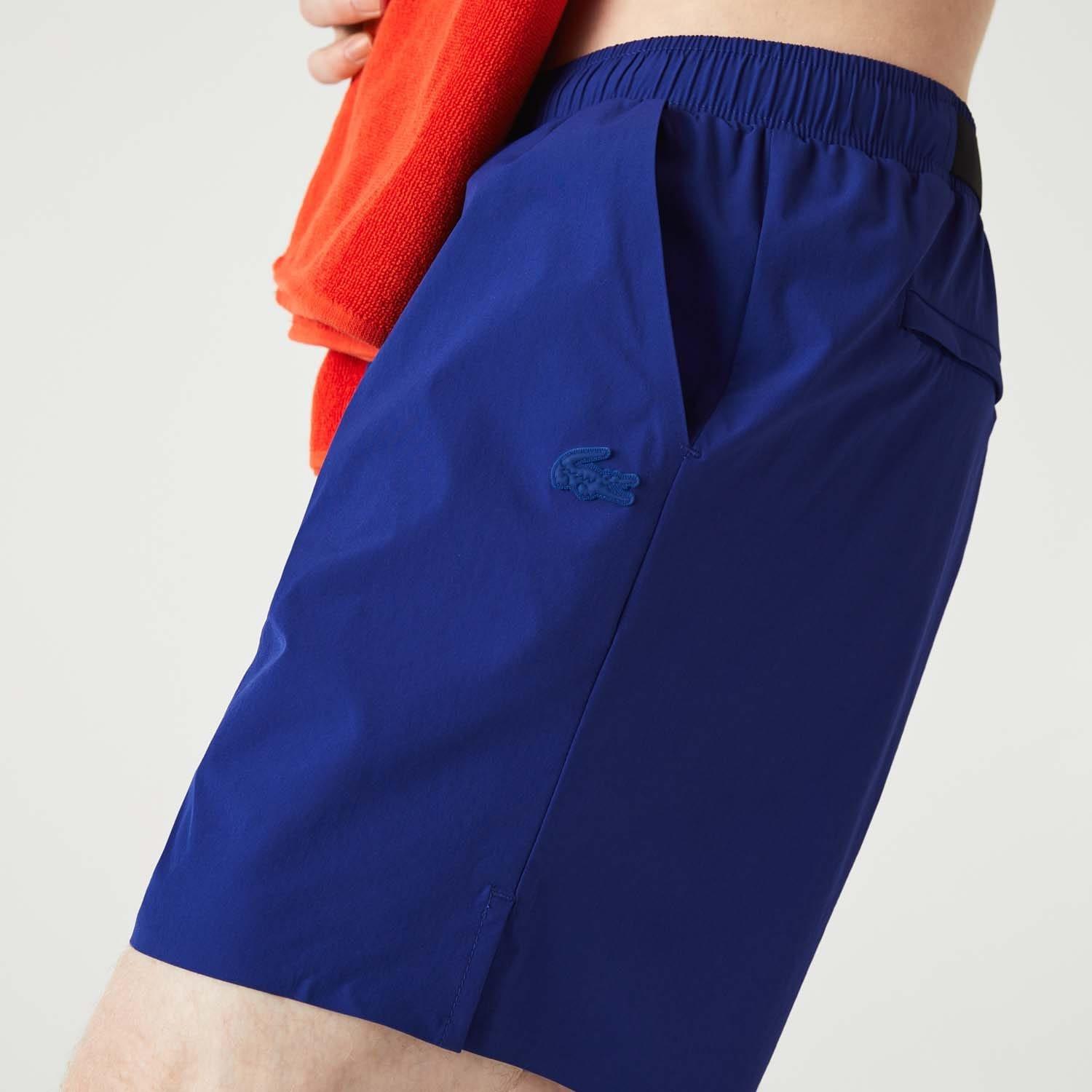 Blue - Lacoste - Light Swimming Trunks - 6
