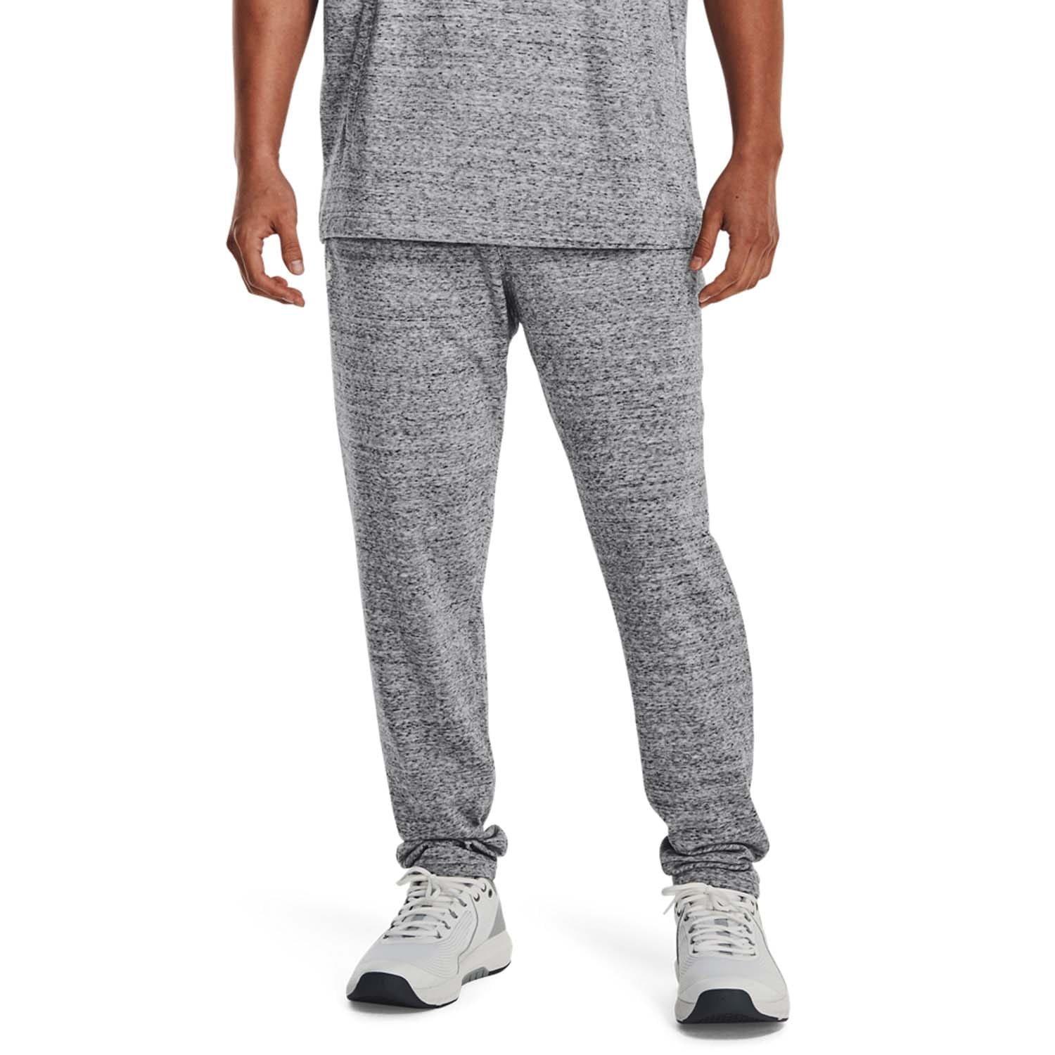 Grey - Under Armour - Rival Terry Sweatpants - 1