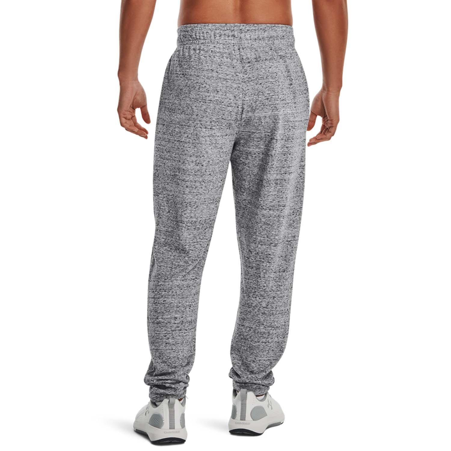 Grey - Under Armour - Rival Terry Sweatpants - 2