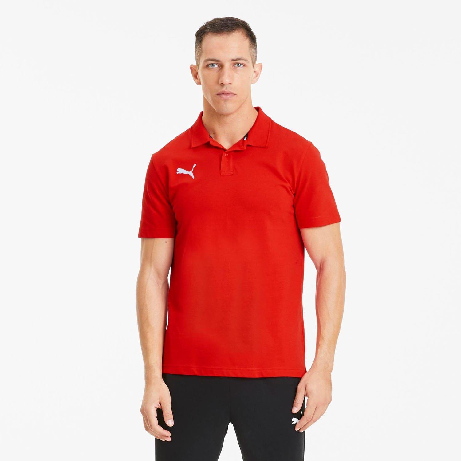 Red - Puma - TeamGOAL 23 Casuals Polo Shirt - 3