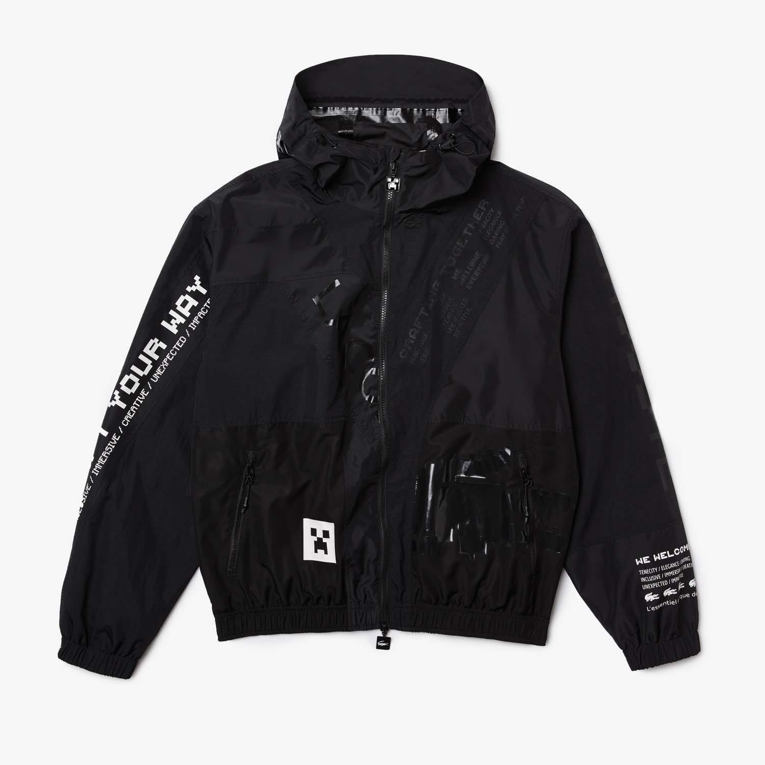 Black - Lacoste - Minecraft Zippered Jacket - 1