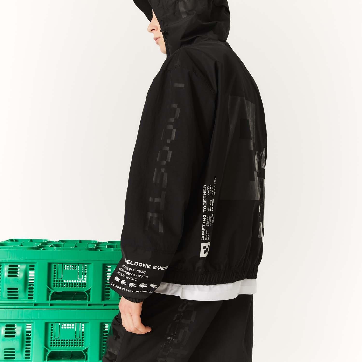 Black - Lacoste - Minecraft Zippered Jacket - 3