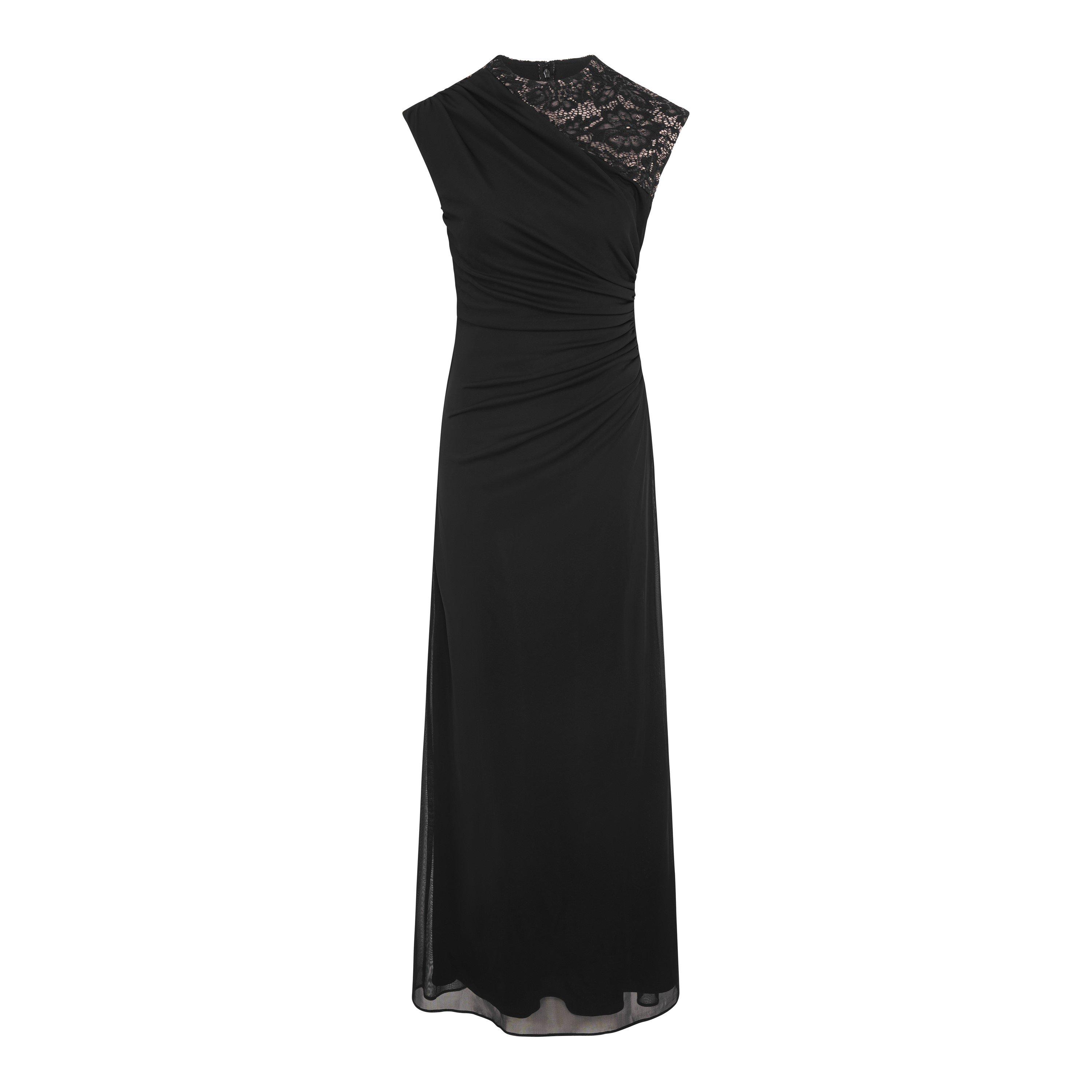 Black - Gina Bacconi - Carter Lace Detail Maxi Dress - 4