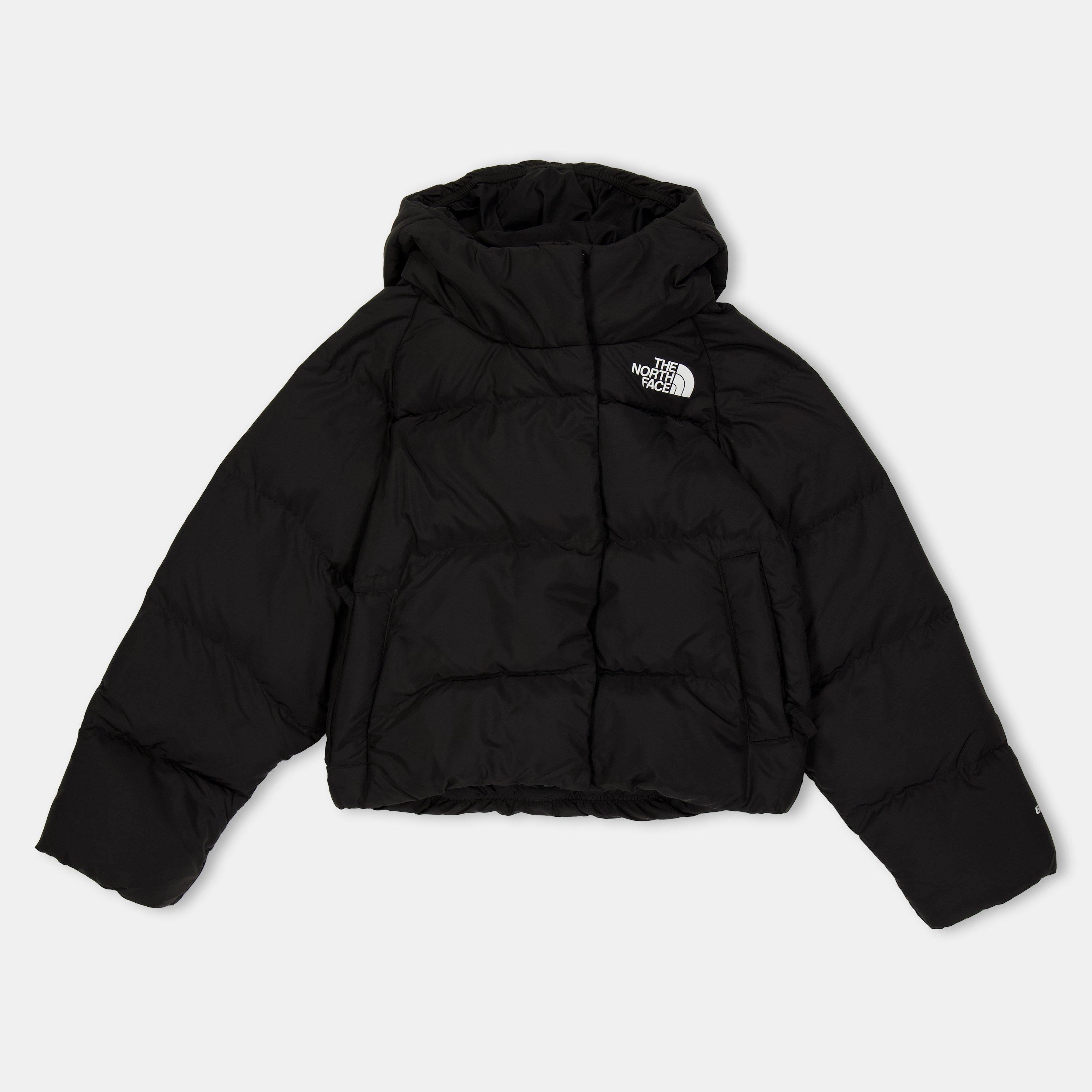 TNF Black JK3 - The North Face - Kids' Down Hooded Short Puffer Jacket - 1