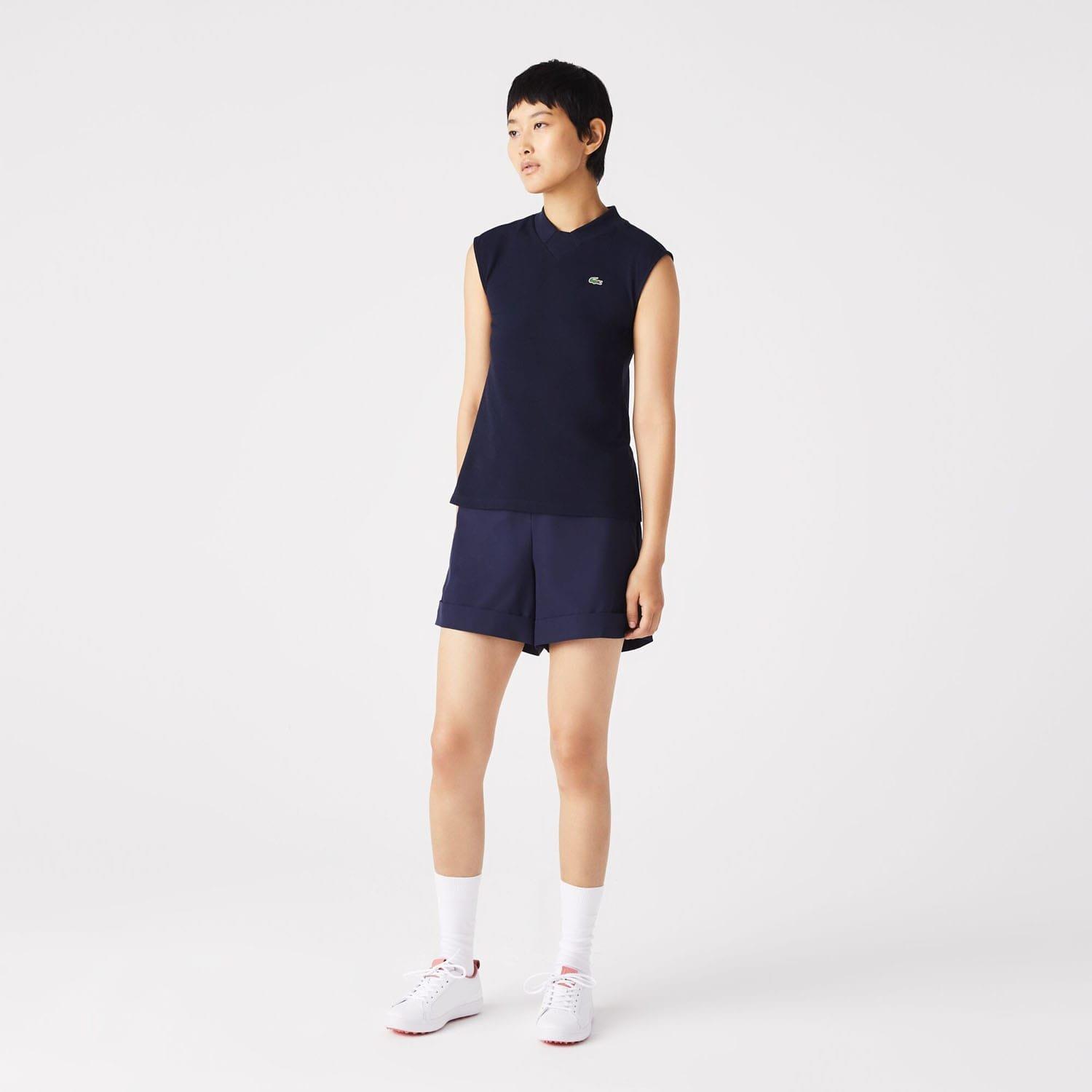 Navy - Lacoste - Sport Organic Cotton Golf Polo Shirt - 1