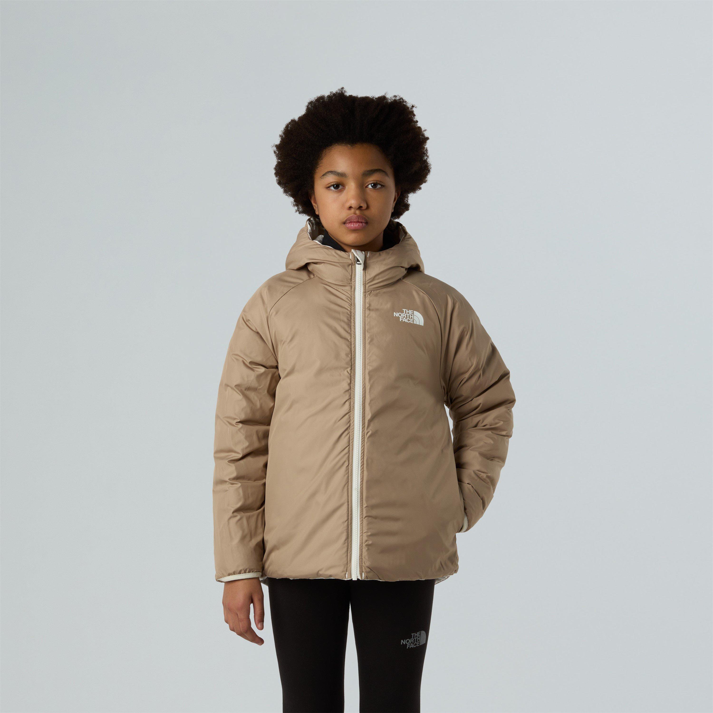 White Dune QLI - The North Face - Reversible Perrito Hooded Jacket Puffer Junior Girls - 5