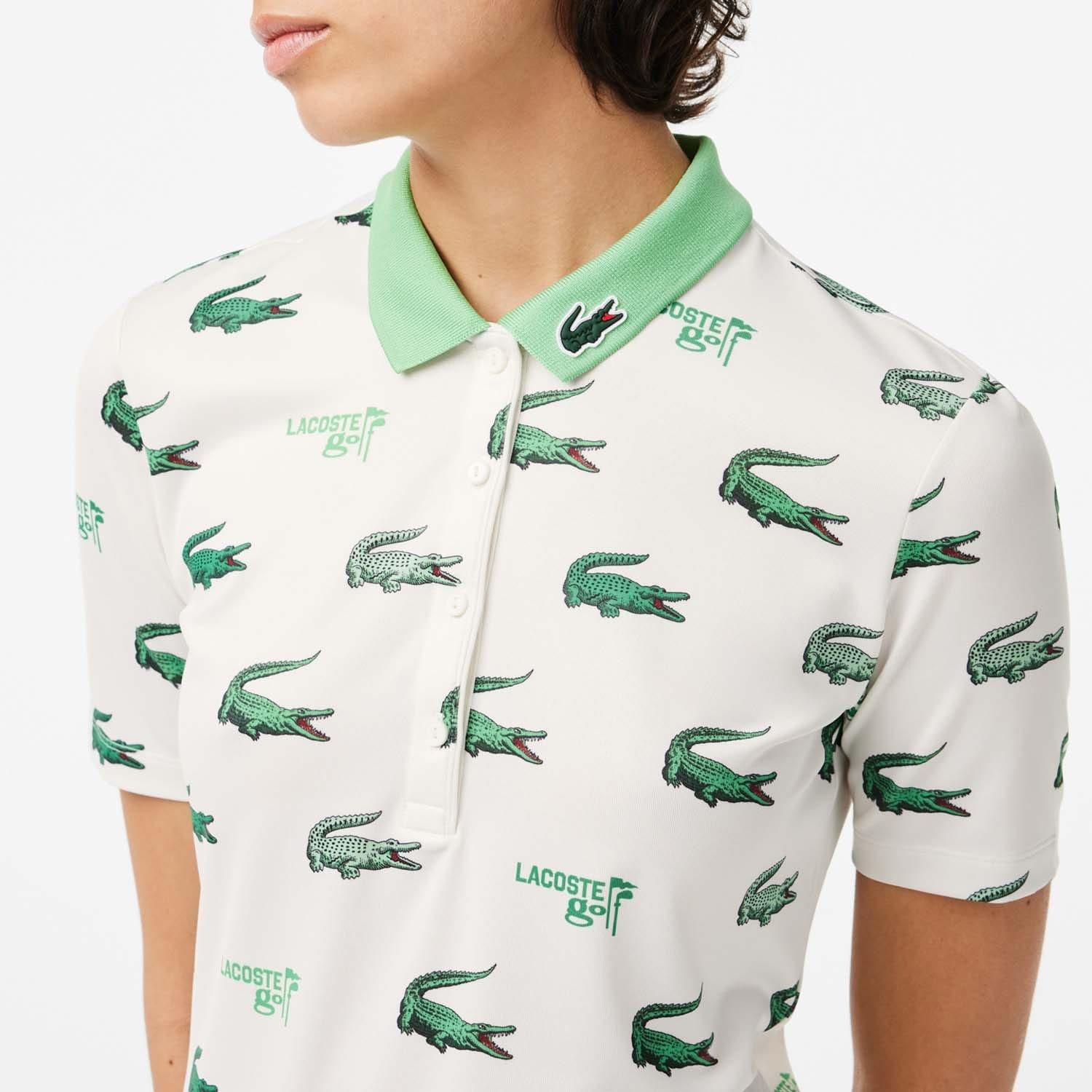Multi Colour - Lacoste - Golf Crocodile Print Polo Shirt - 5