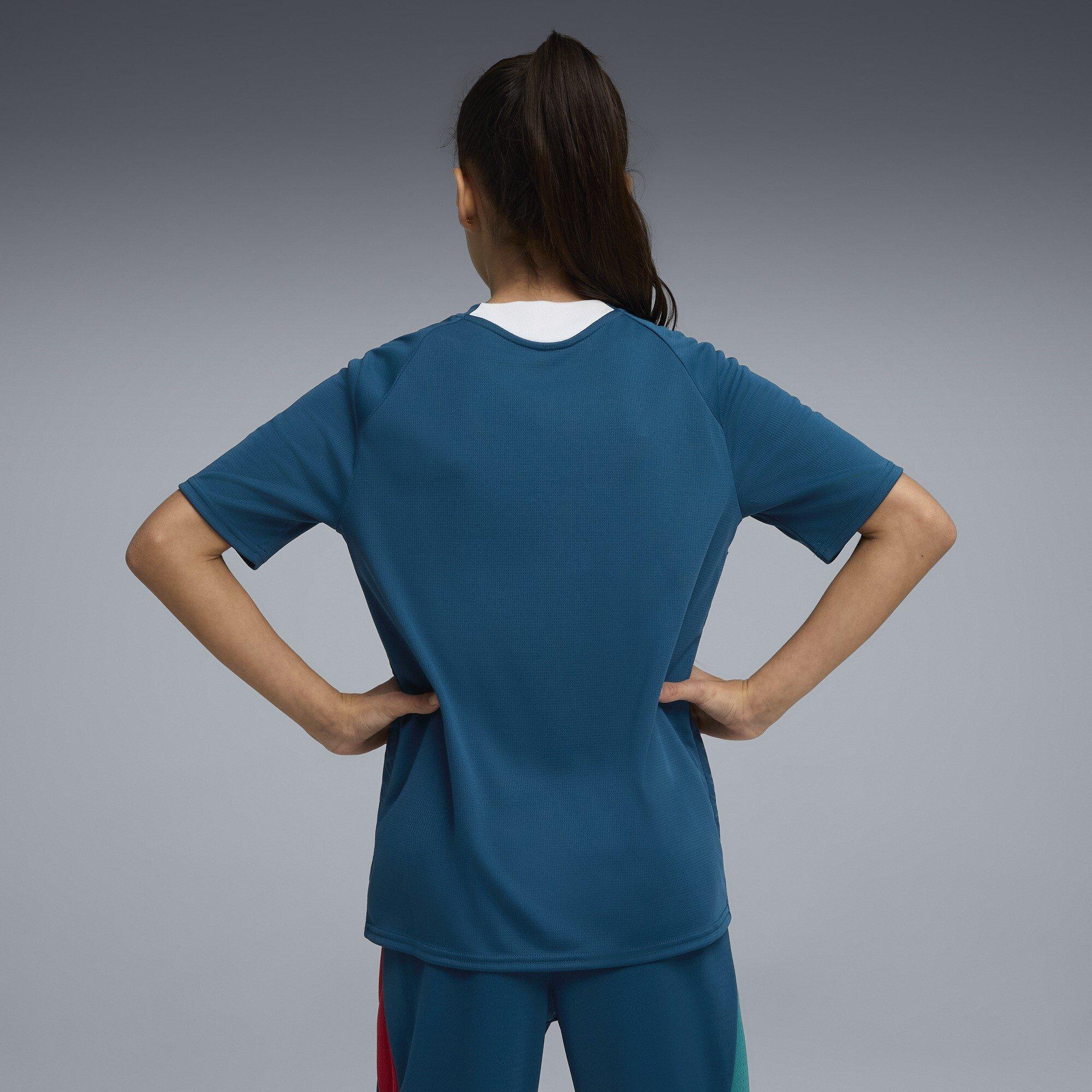 Groen/Zilver - Puma - Kids' Portugal Short Sleeve T-Shirt - 5