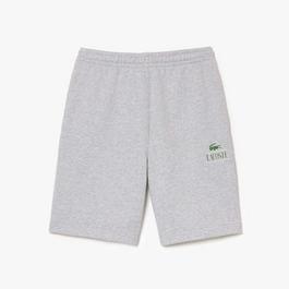 Lacoste Signature Print Fleece Shorts