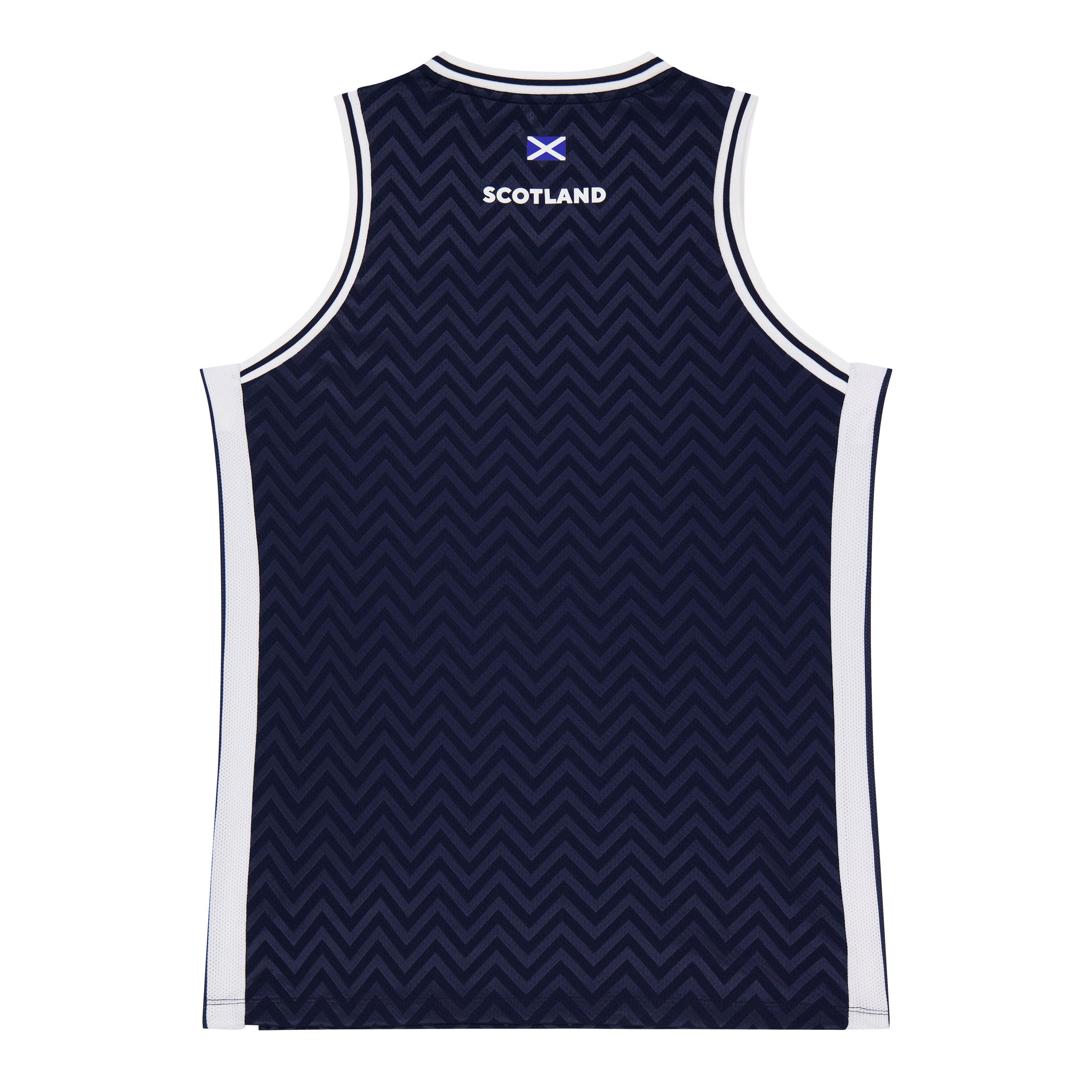 Navy - Macron - Scotland Rugby Union Vest 2024 Juniors - 2