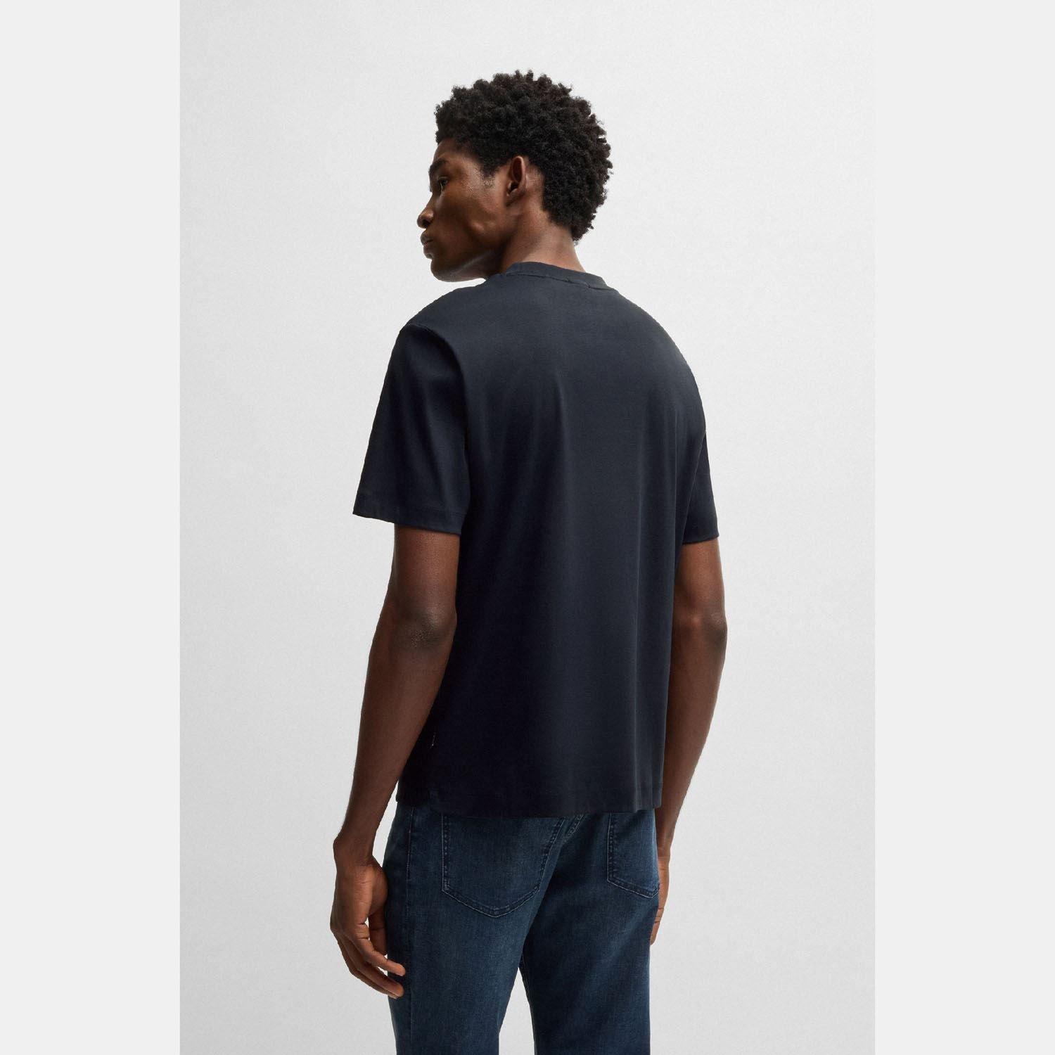 Dark Blue - Boss - C-Taut 01 Double B Monogram T-Shirt - 5