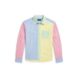 Polo Ralph Lauren Striped Cotton Boxy Fun Shirt Juniors