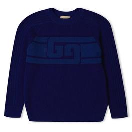 Gucci Double G Knitted Sweatshirt Boys