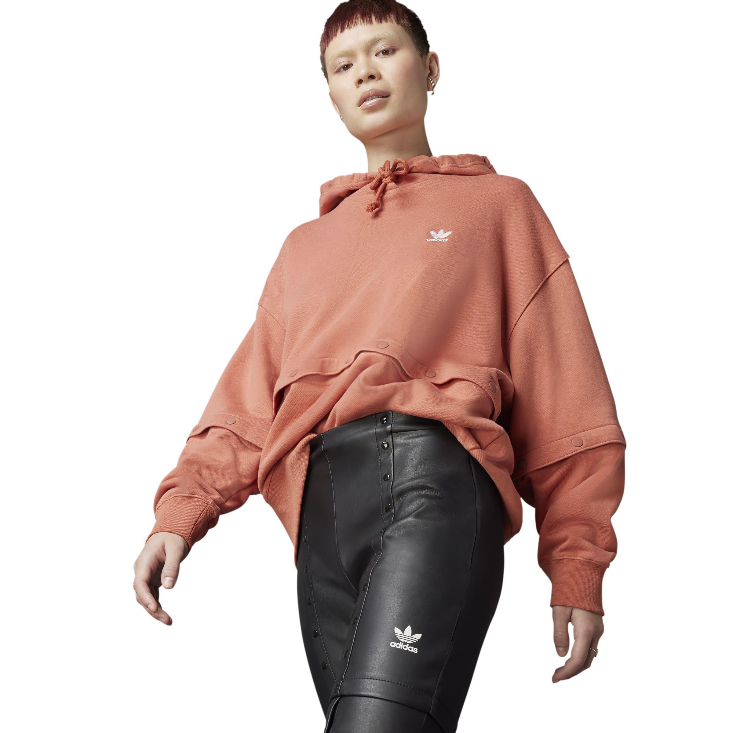 Black - adidas Originals - Faux Leather Trousers - 12