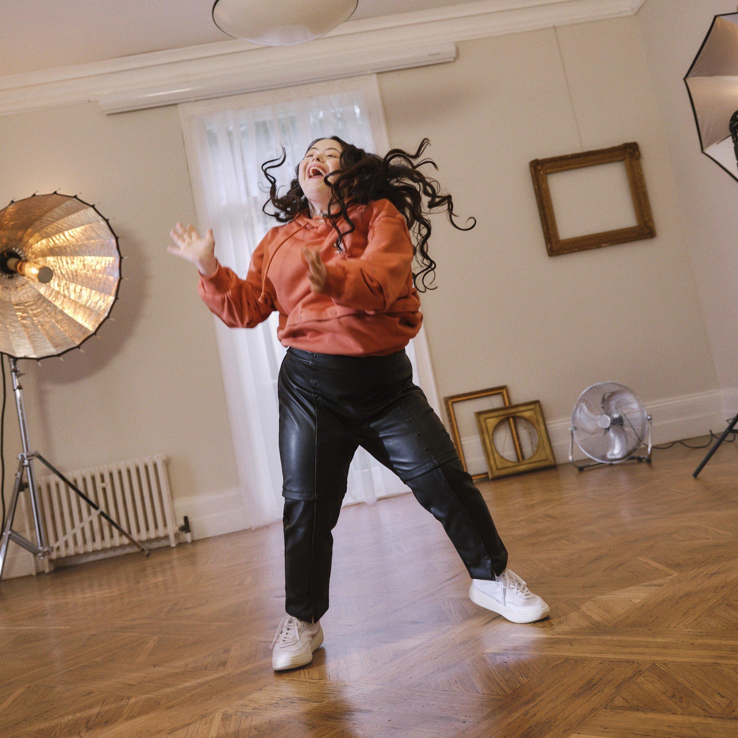 Black - adidas Originals - Faux Leather Trousers - 9