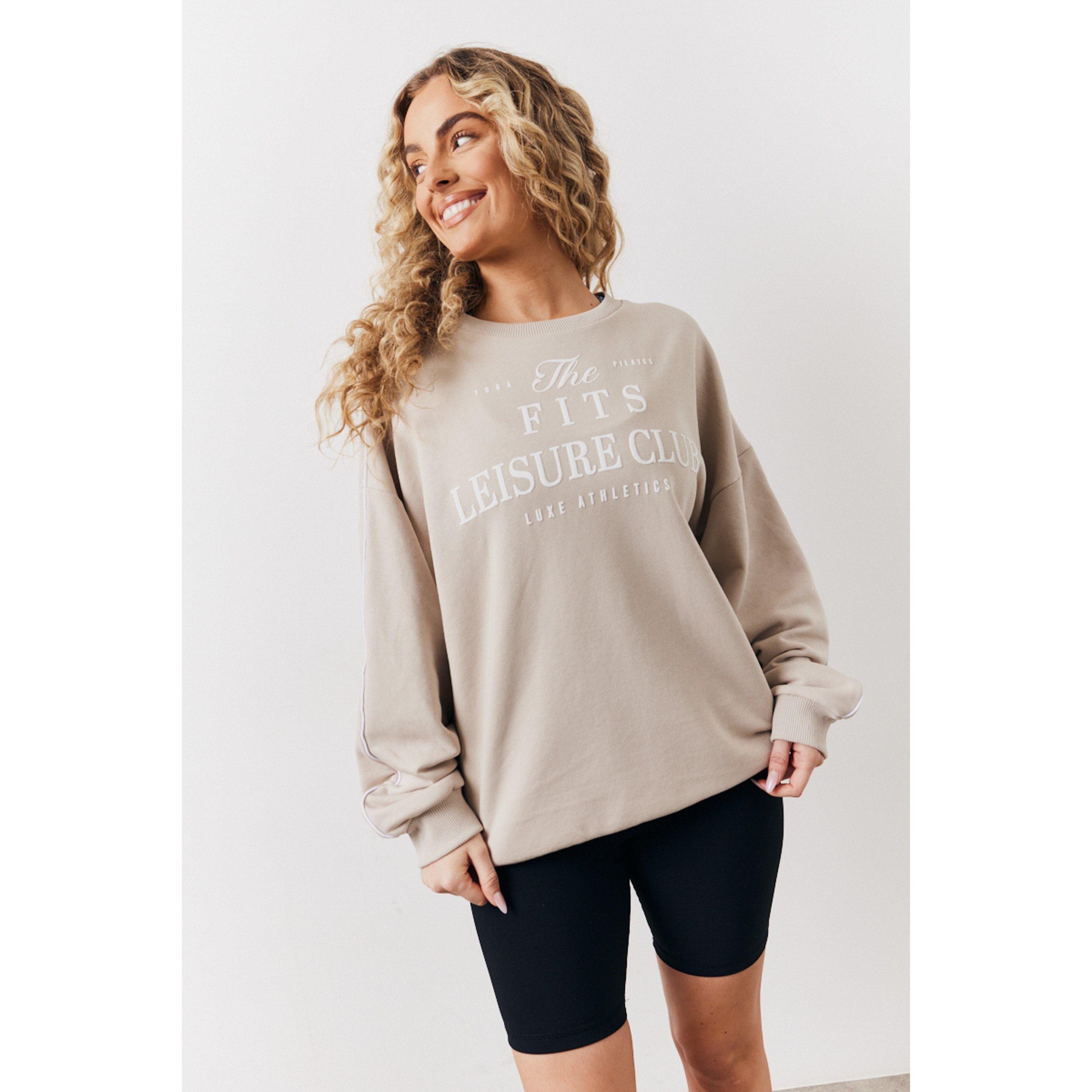 Stone - fITS - Stone Fit Leisure Club Graphic Oversized Sweatshi - 4