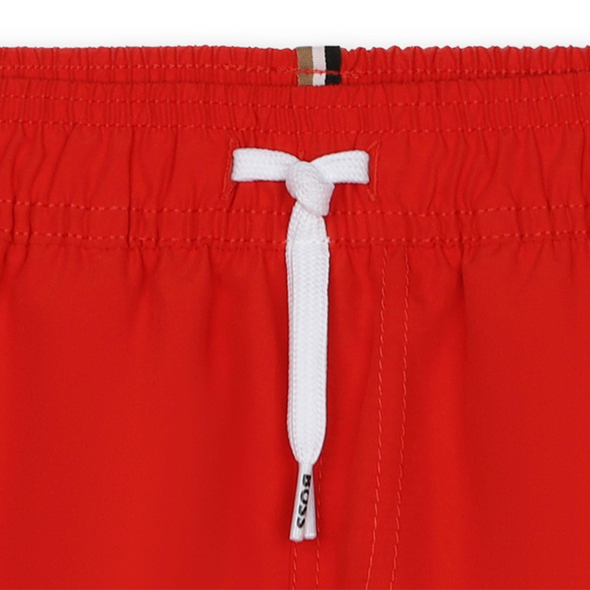 Red 997 - Boss - Kids Logo Swim Shorts - 3