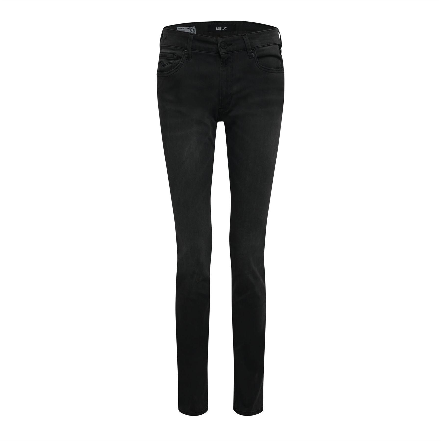 Grey - Replay - New Luz Skinny-Fit Jeans - 1