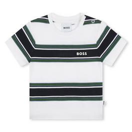 Boss Striped T Shirt Infants