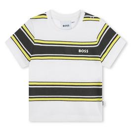 Boss Striped T Shirt Infants