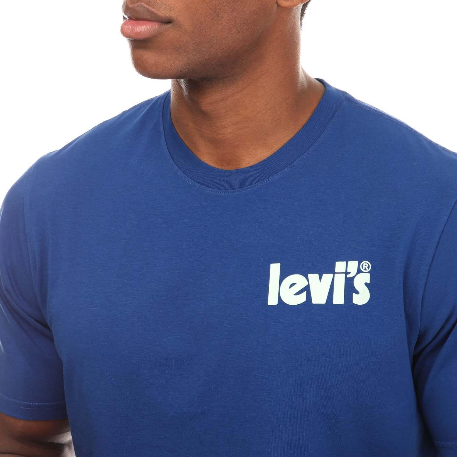 Dark Blue - Levis - Relaxed Fit T-Shirt - 3