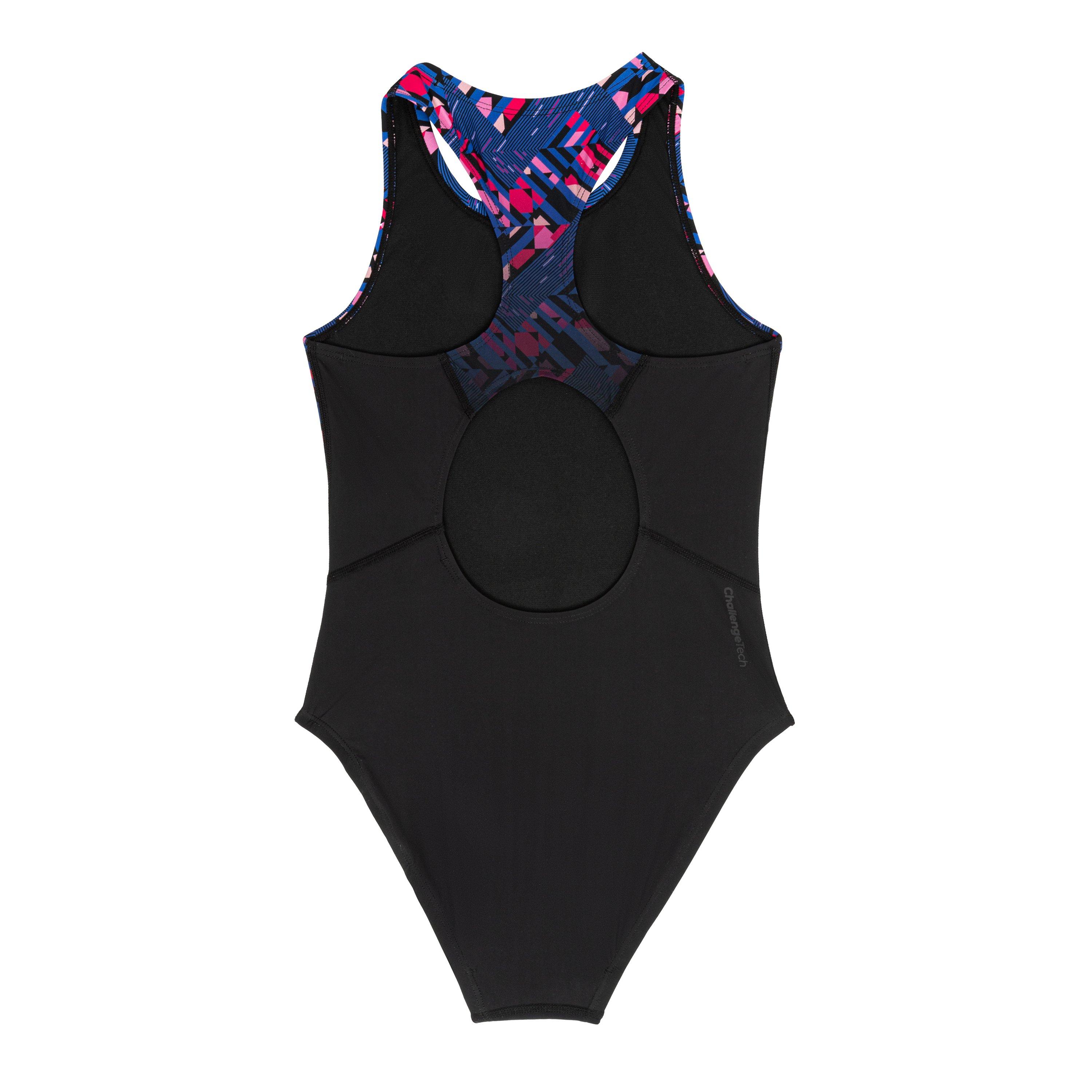 Black - Slazenger - Sports Back 1 Piece Swimsuit Juniors - 2