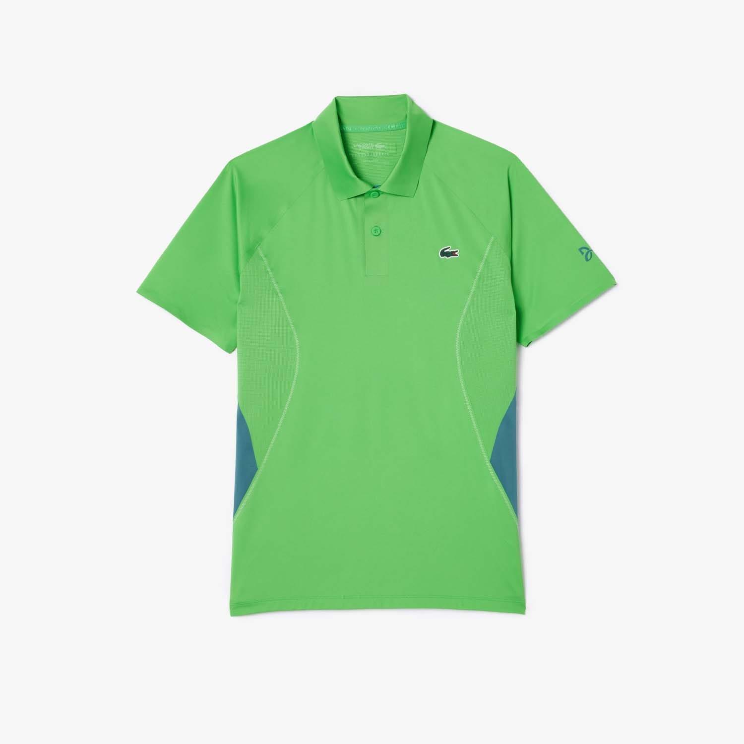 Green - Lacoste - Tennis x Novak Djokovic Regular-Fit Polo Shirt - 1