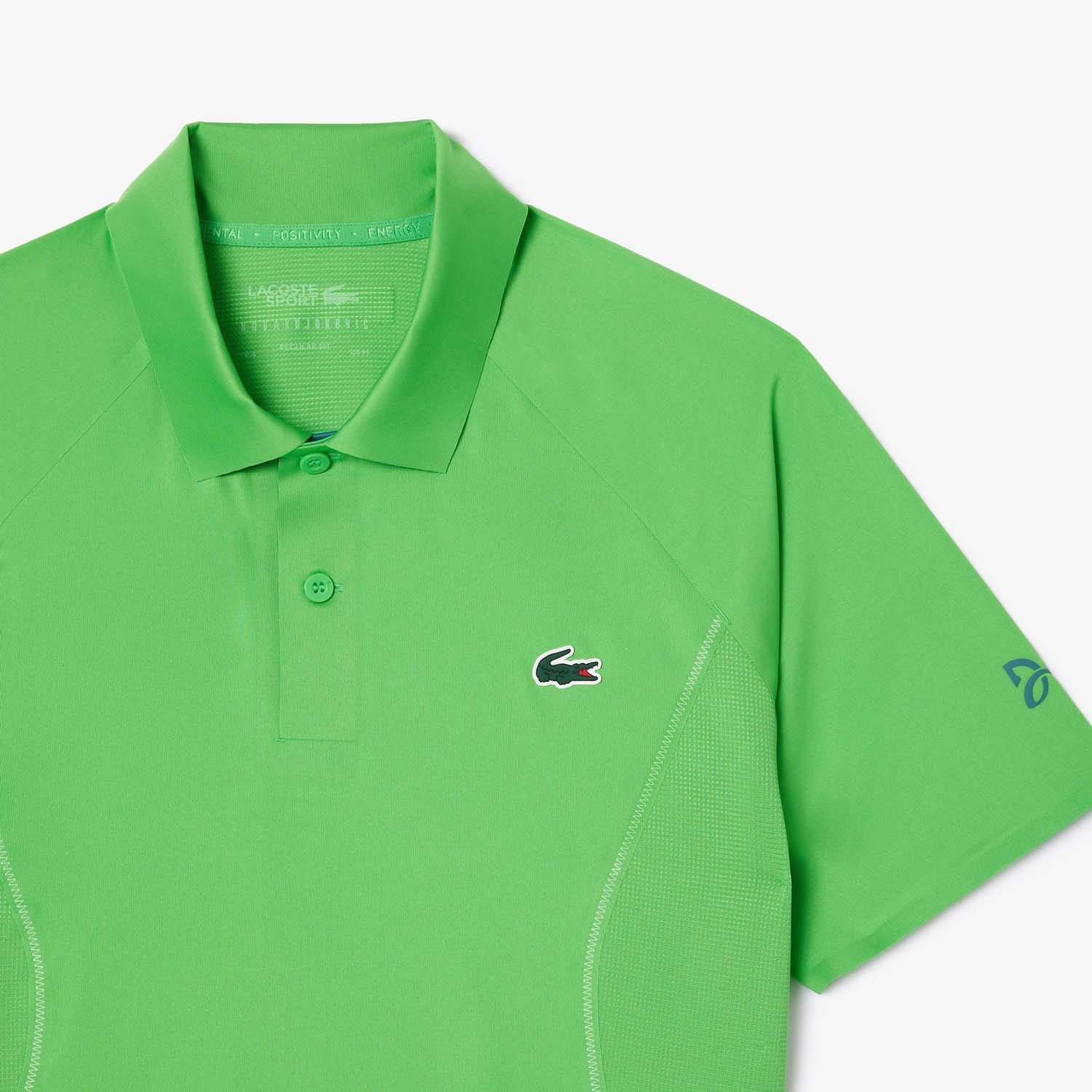 Green - Lacoste - Tennis x Novak Djokovic Regular-Fit Polo Shirt - 3