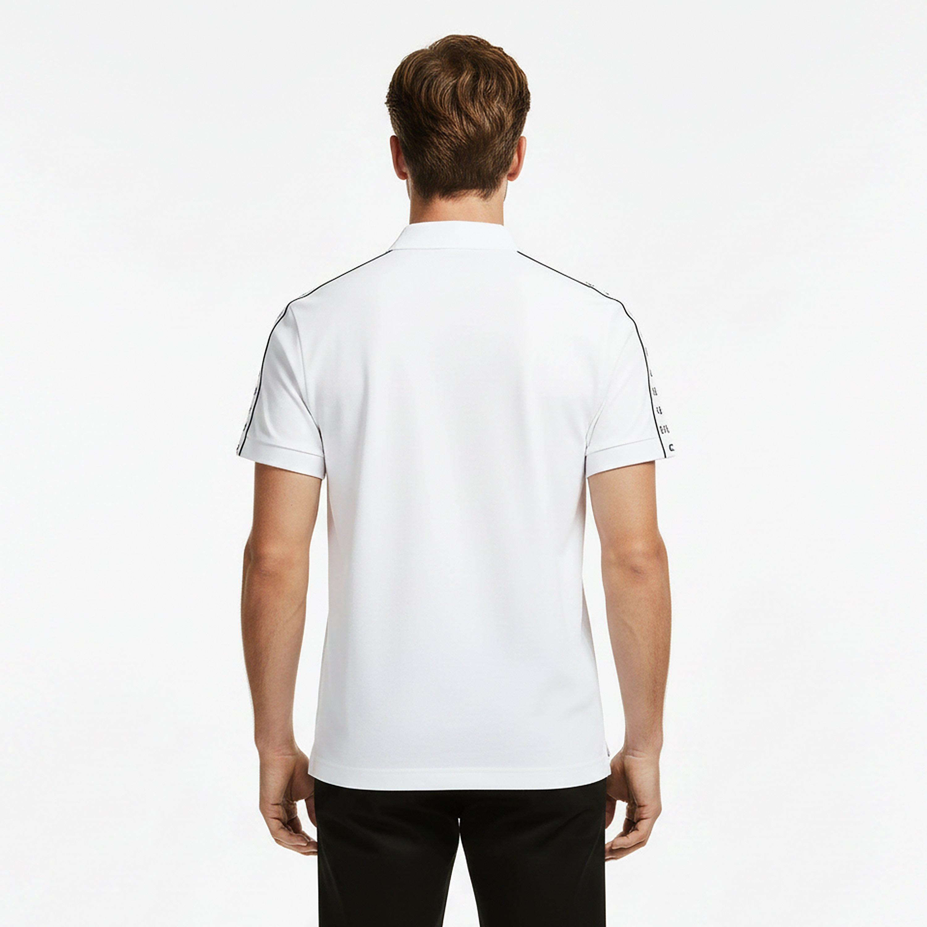 White - Lacoste - Regular-Fit Stretch Mini Piqu¿ Polo Shirt - 4