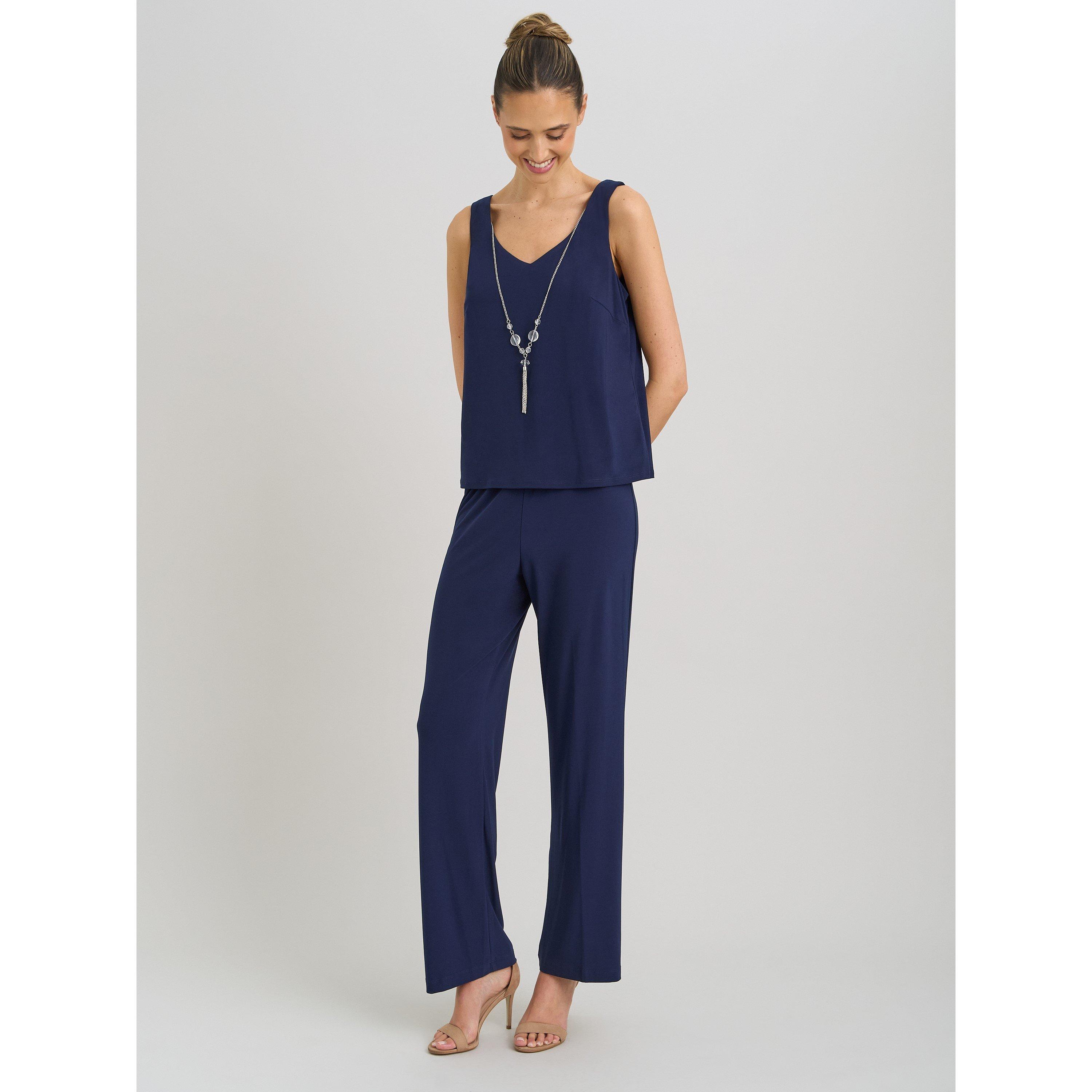 Navy - Gina Bacconi - Jennie Embroidered Mesh Three Piece Set - 6